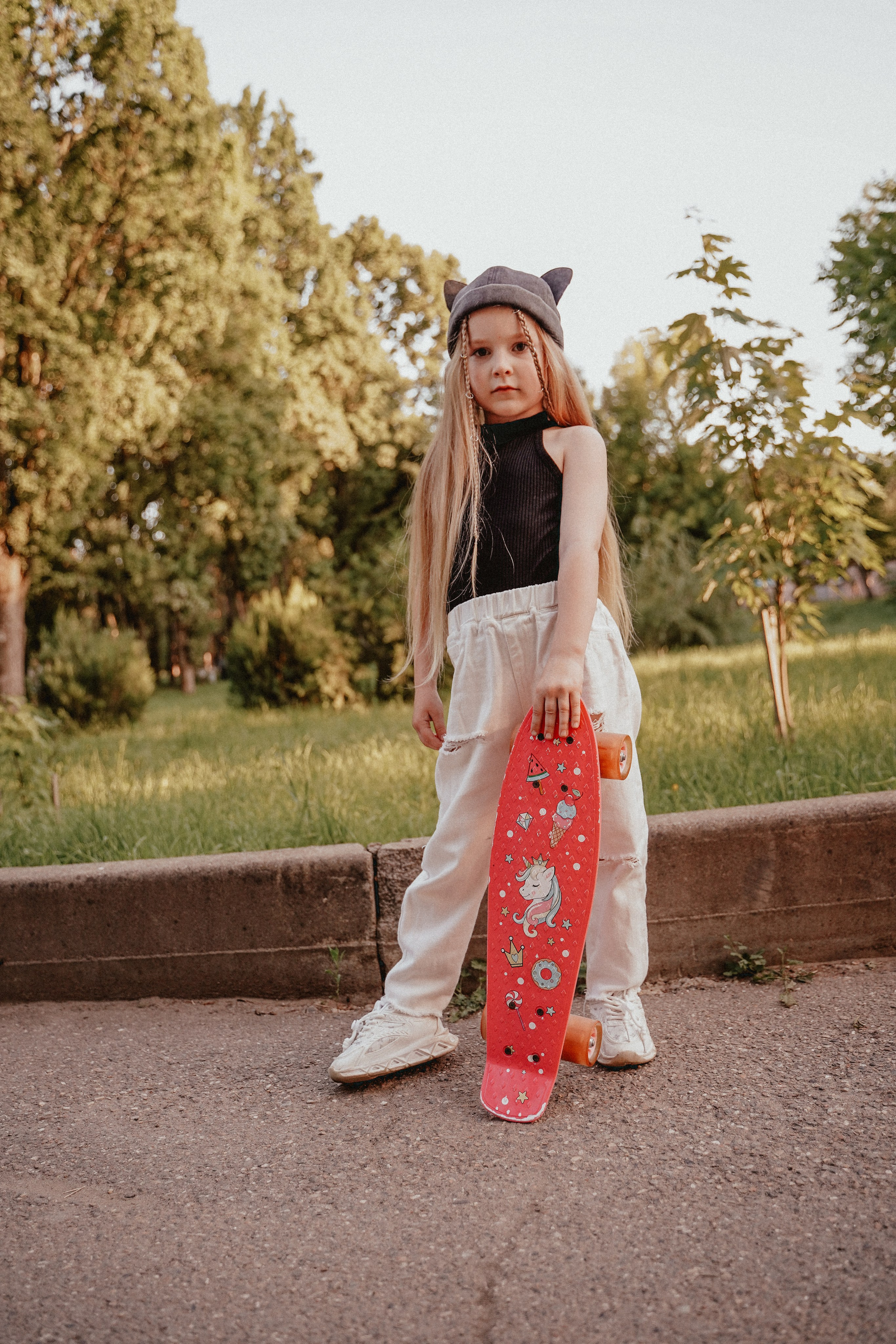 Семейная фотосессия со скейтом и самокатом. Семейный и женский фотограф в Краснодаре Анастасия Приймак