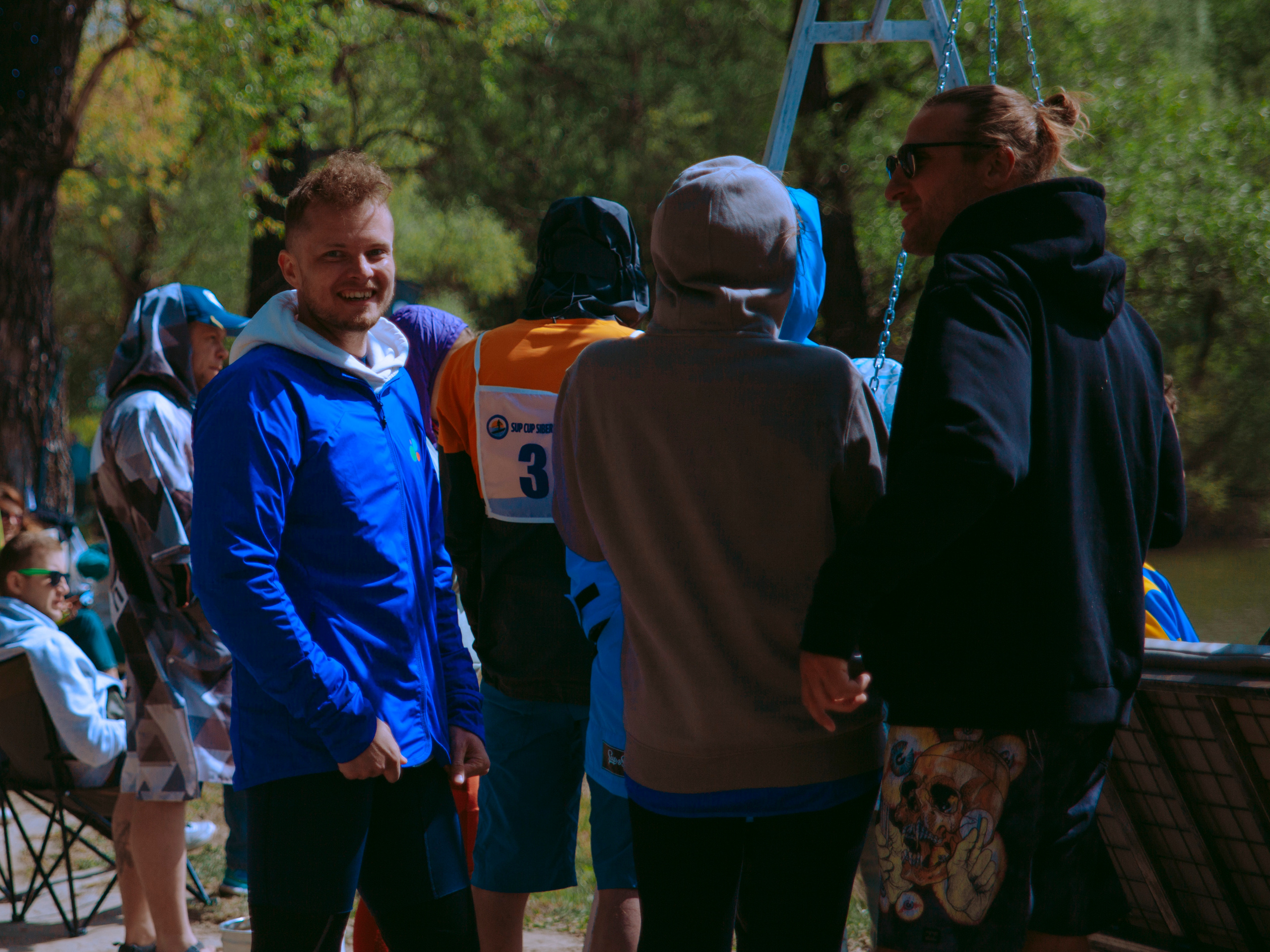 Фестиваль по сап-серфингу в Новосибирске.