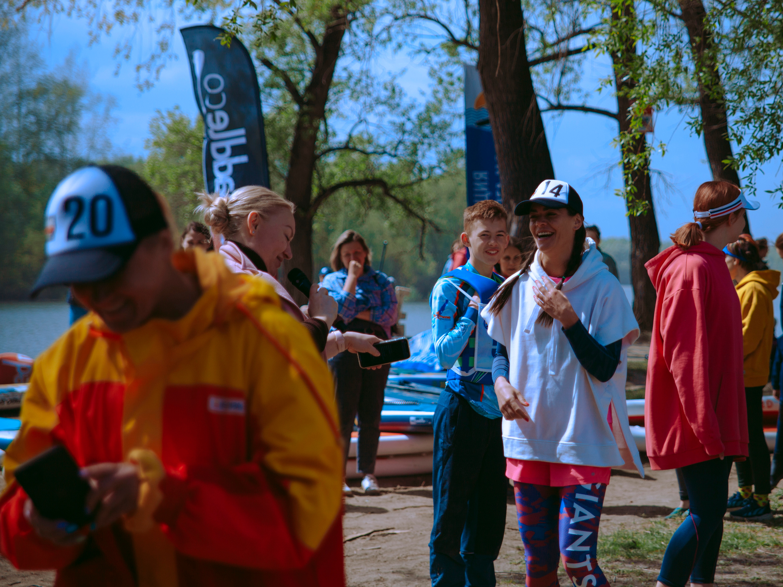 Фестиваль по сап-серфингу в Новосибирске.