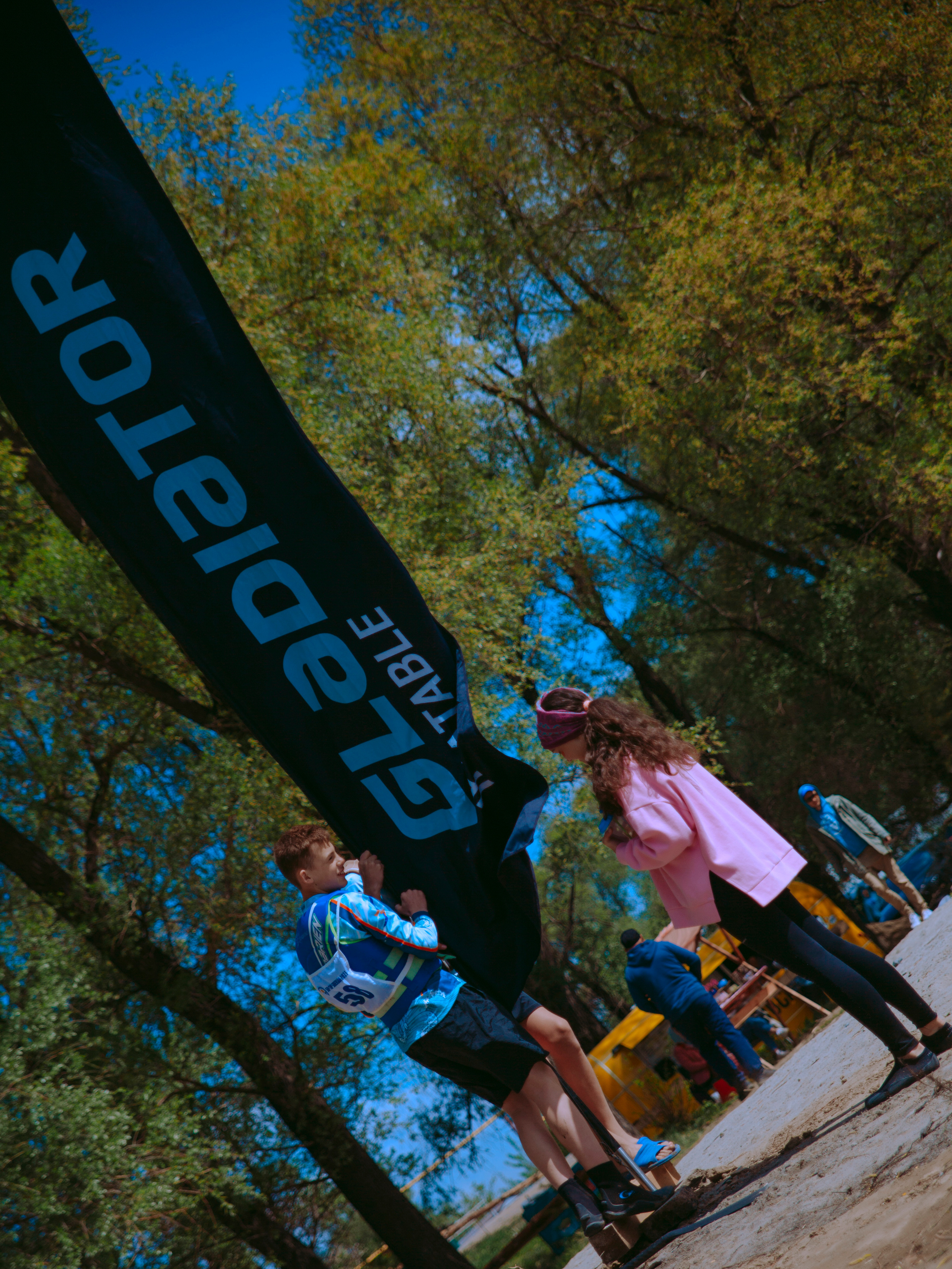 Фестиваль по сап-серфингу в Новосибирске.