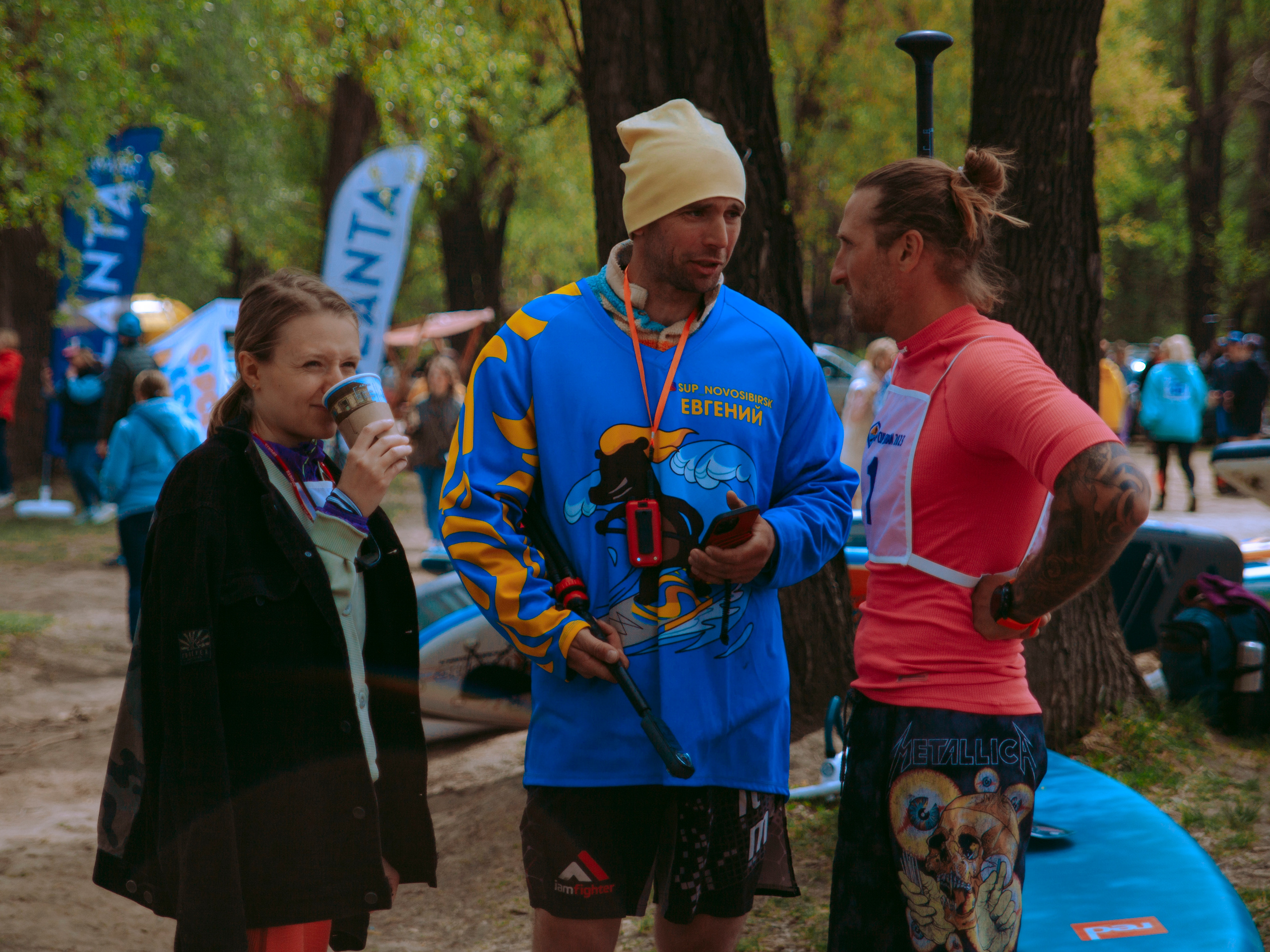 Соревнования и фестиваль по sup-серфингу в Новосибирске.