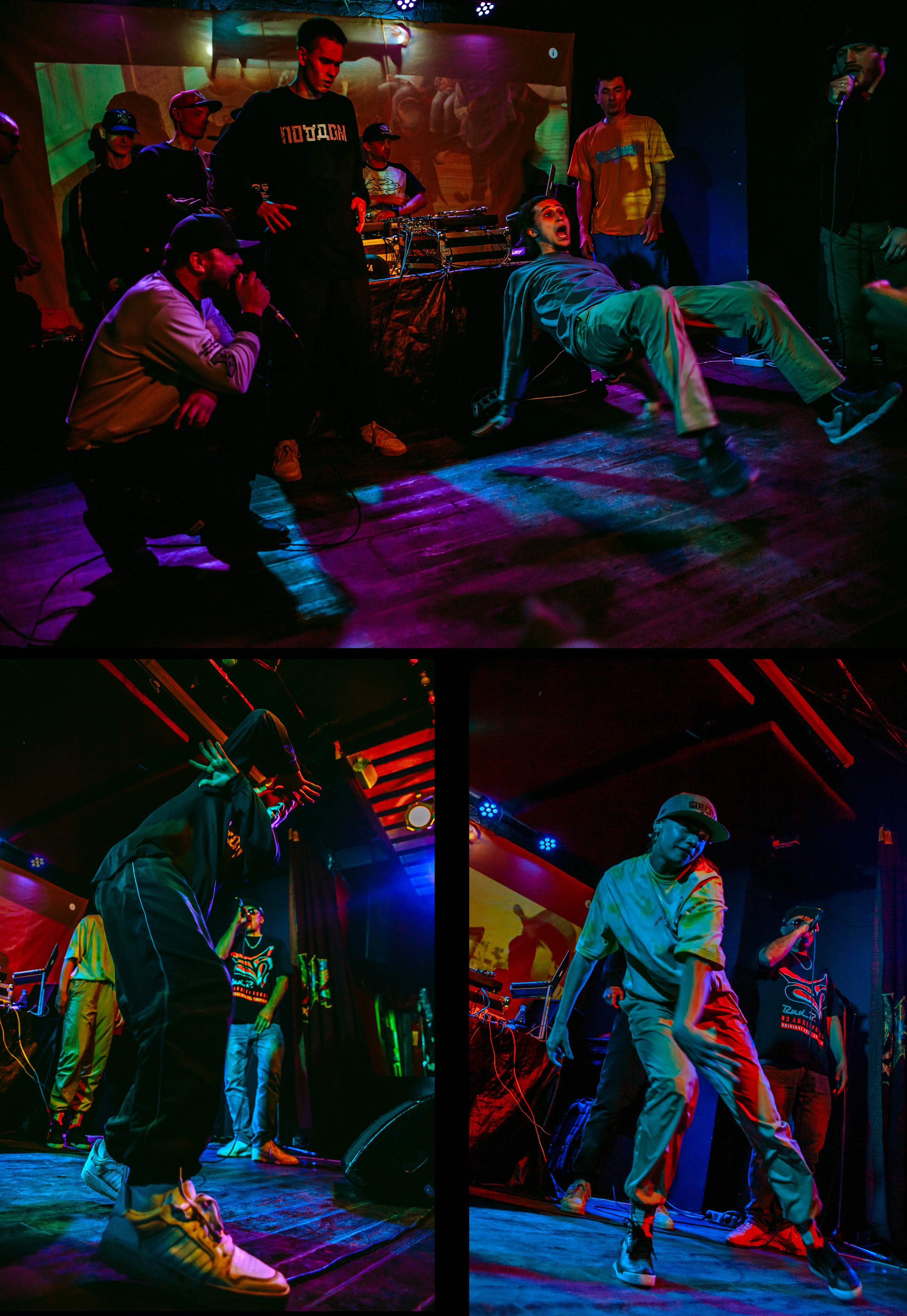 Танцоры на концерте Bad Balance в Новосибирске в клубе "Бродячая собака".