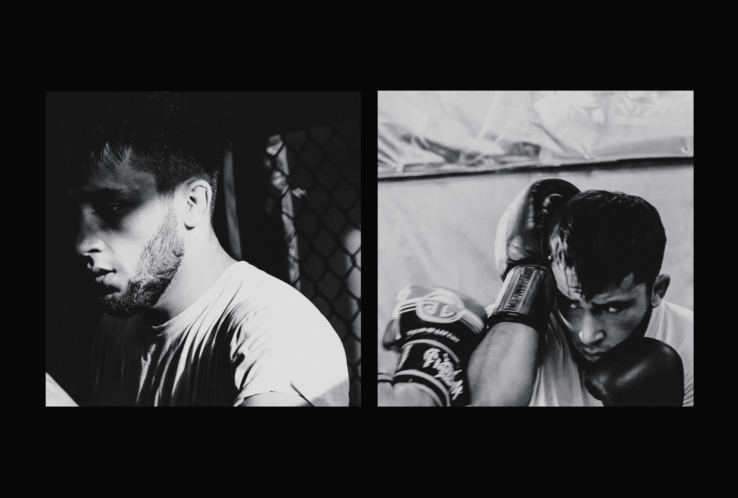 Боец Хикматилло Абдуллаев на тренировке.