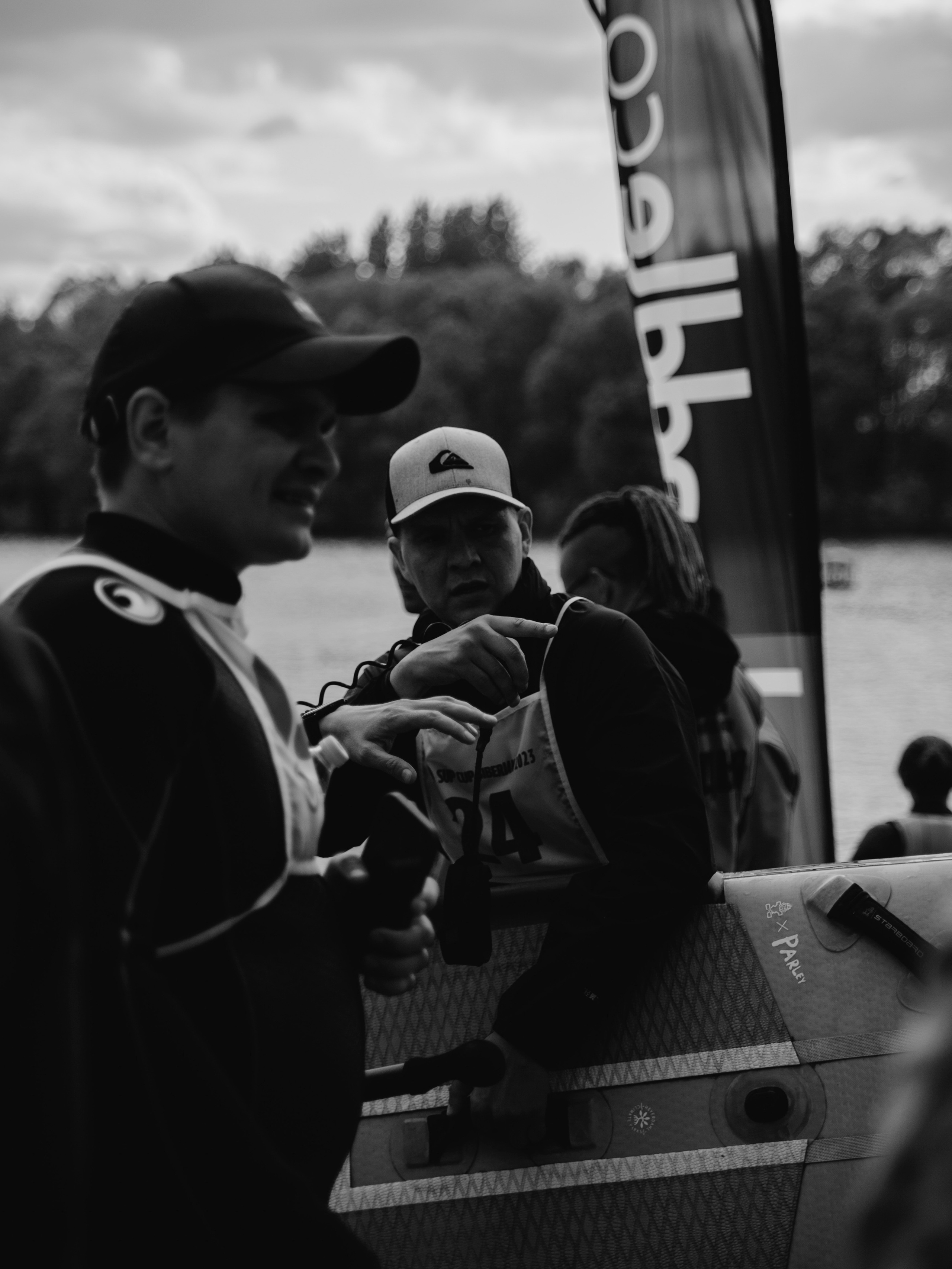 Соревнования по сап-серфингу в Новосибирске.