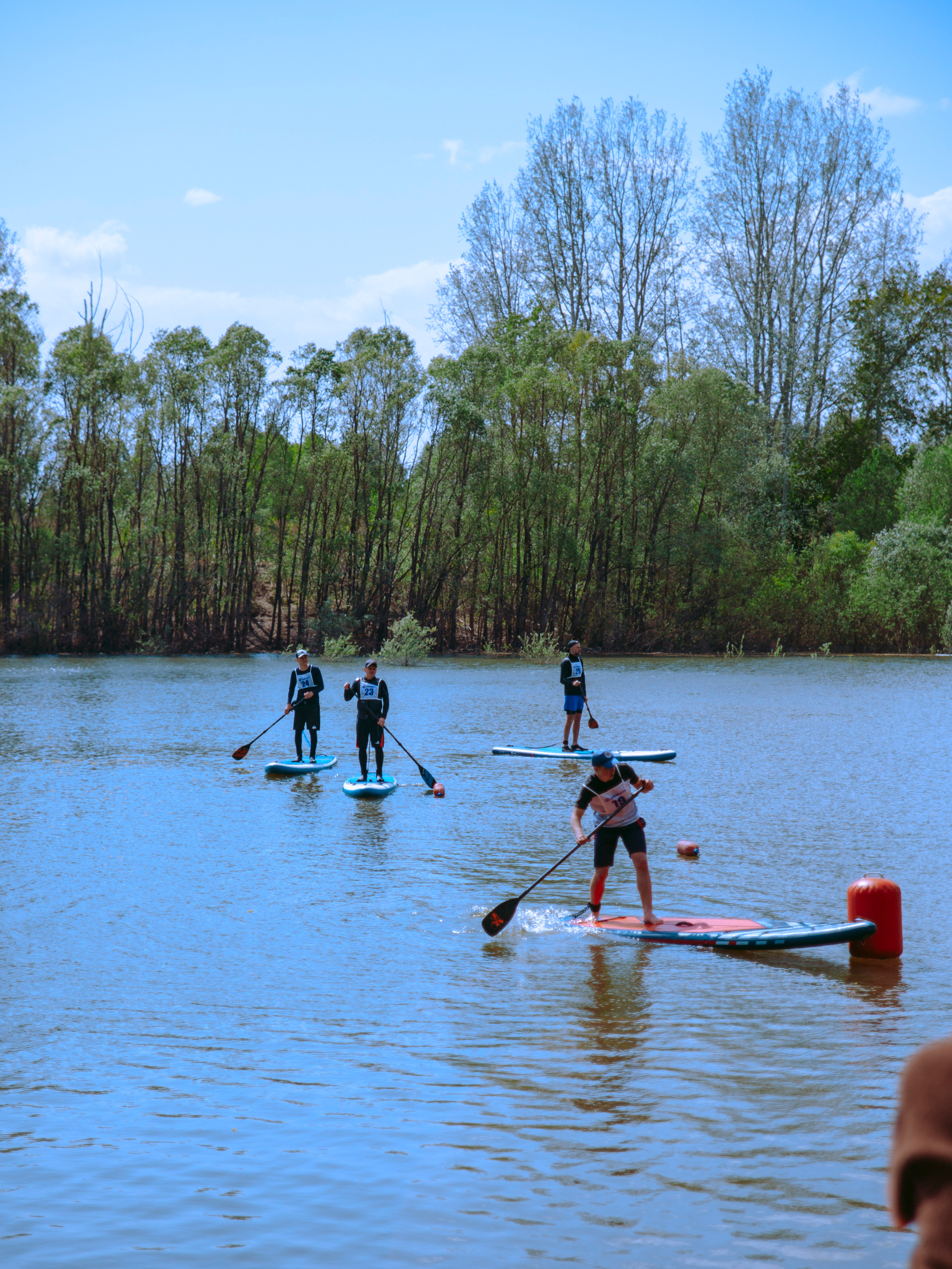 Фестиваль по сап-серфингу в Новосибирске.