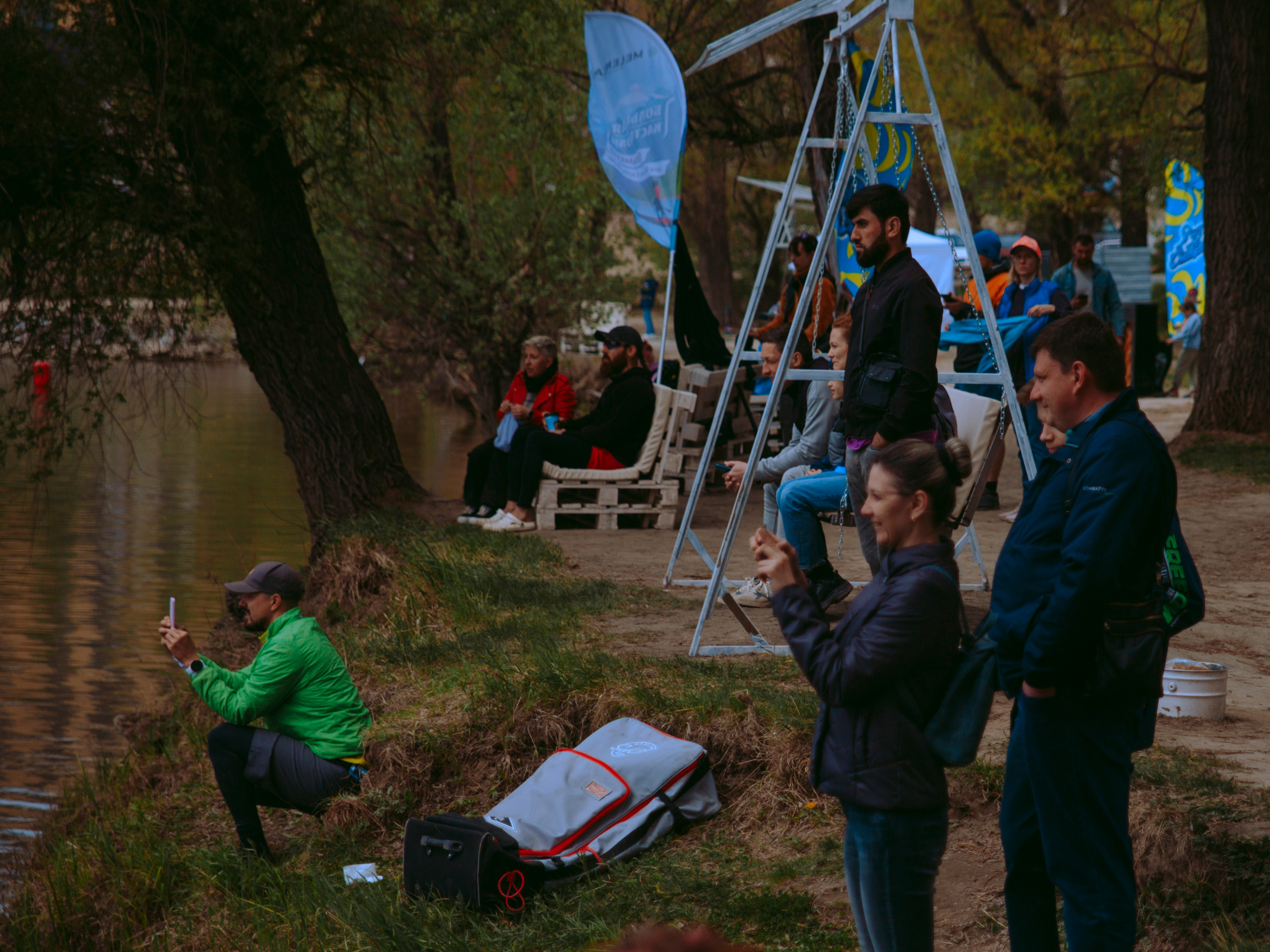 Соревнования и фестиваль по sup-серфингу в Новосибирске.
