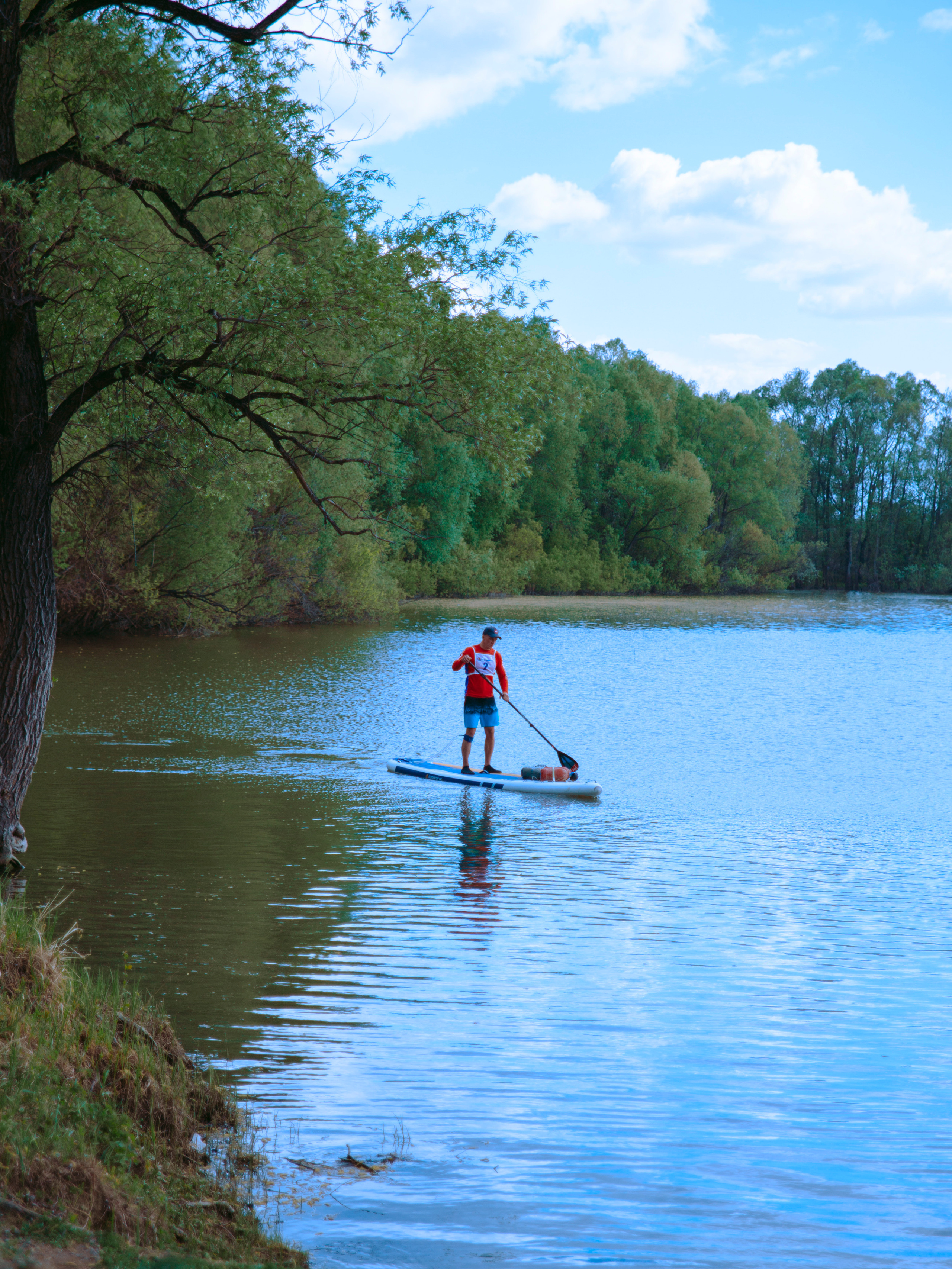 Фестиваль по сап-серфингу в Новосибирске.