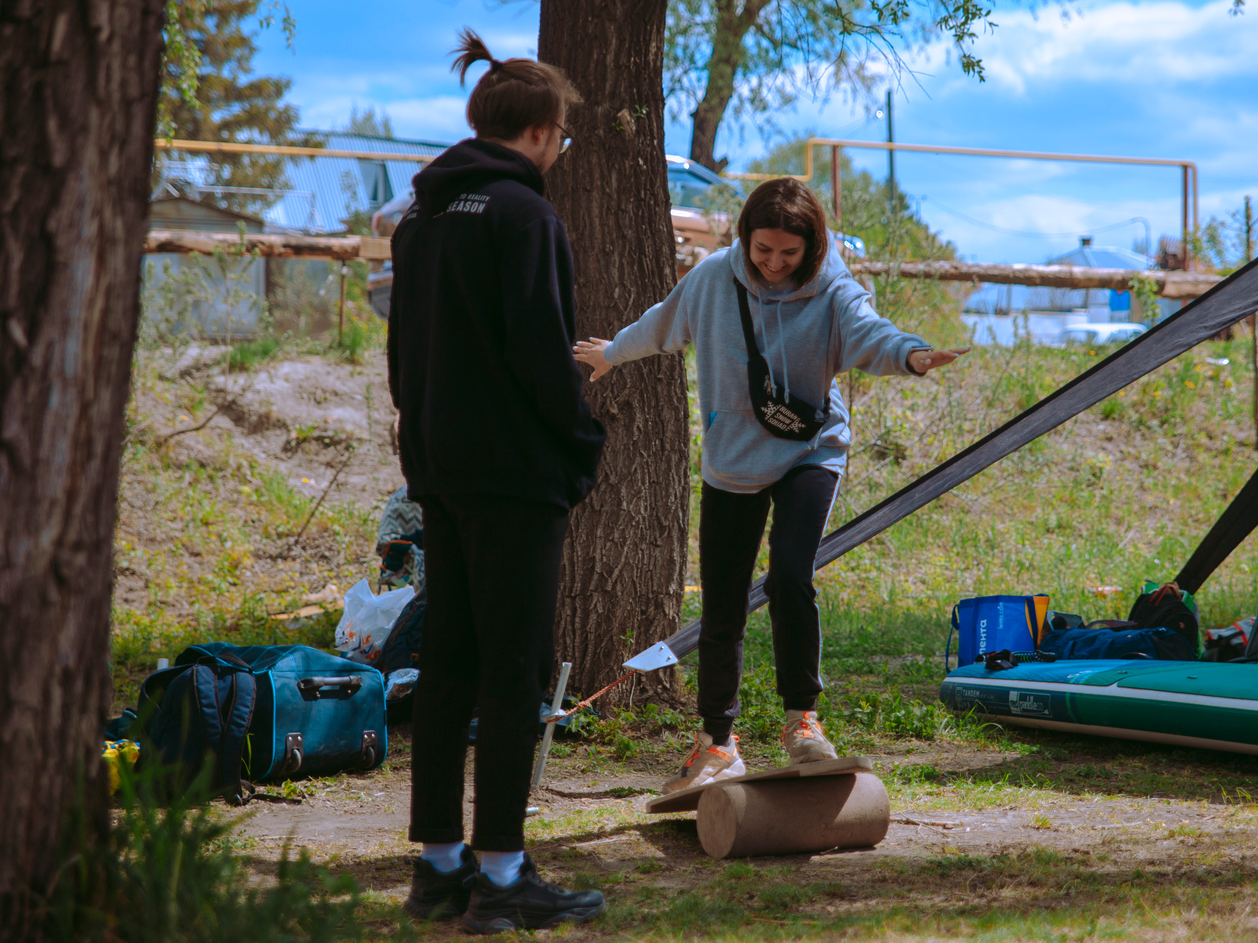 Соревнования и фестиваль по sup-серфингу в Новосибирске.