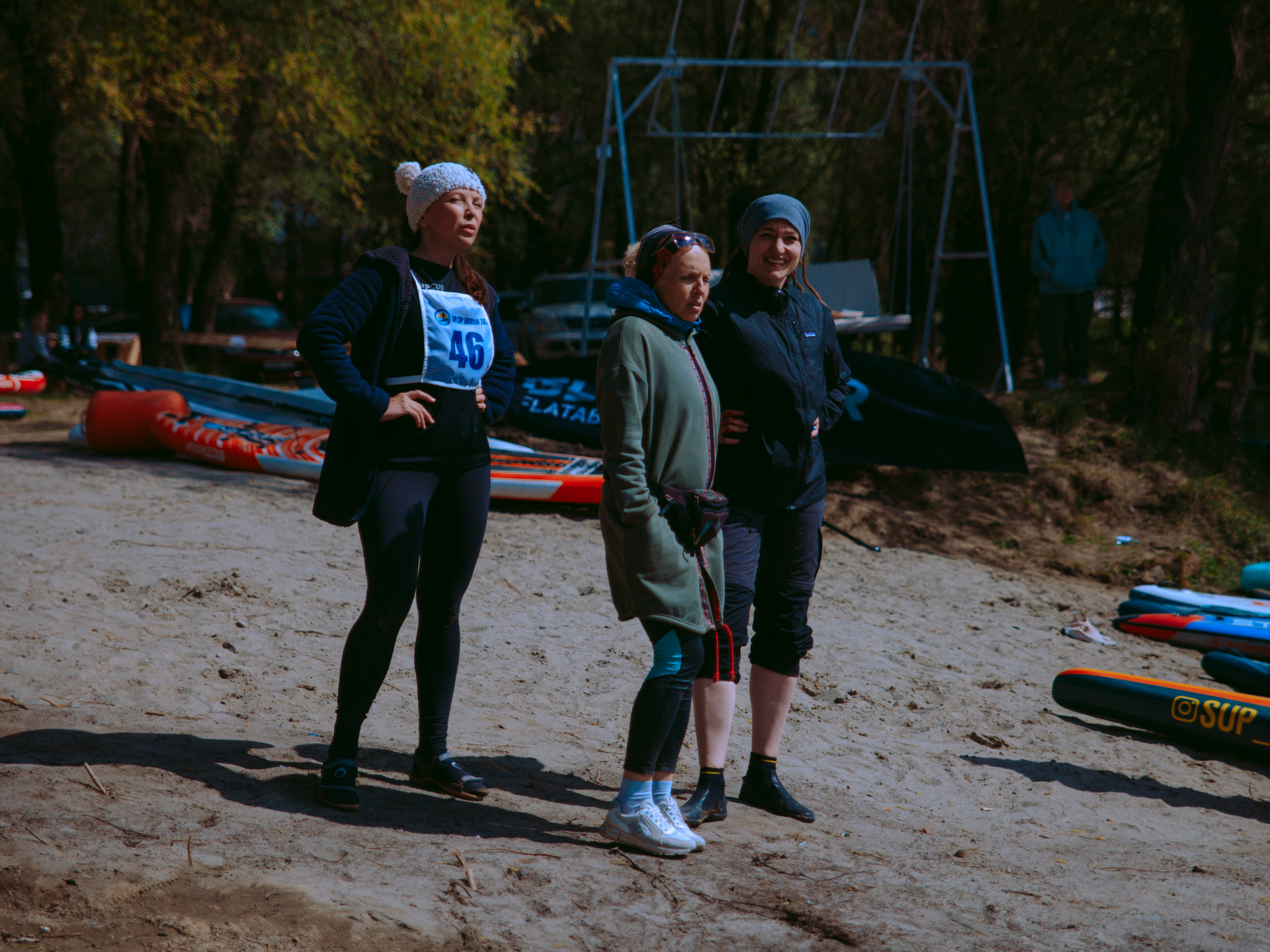 Фестиваль по сап-серфингу в Новосибирске.