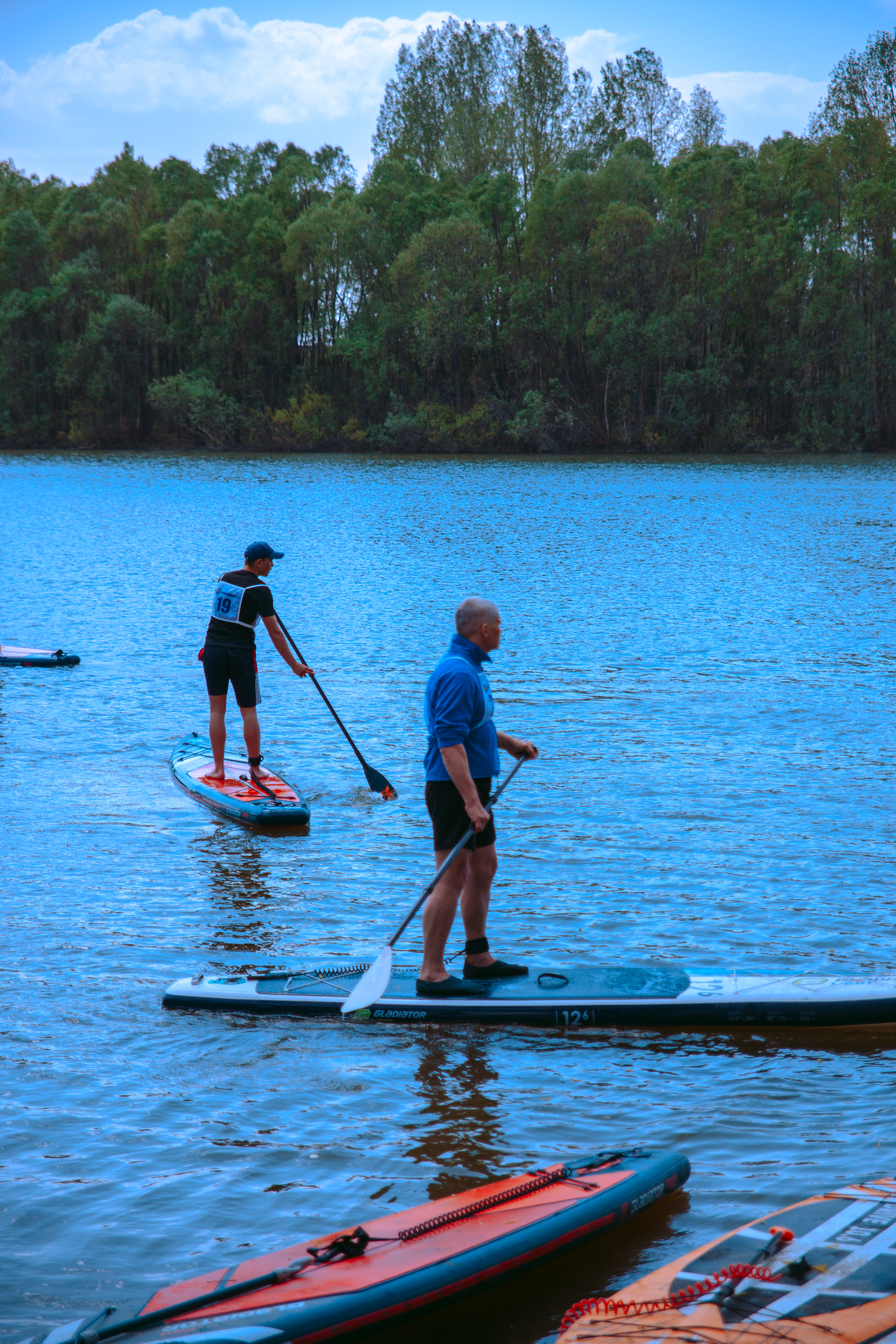 Фестиваль по сап-серфингу в Новосибирске.