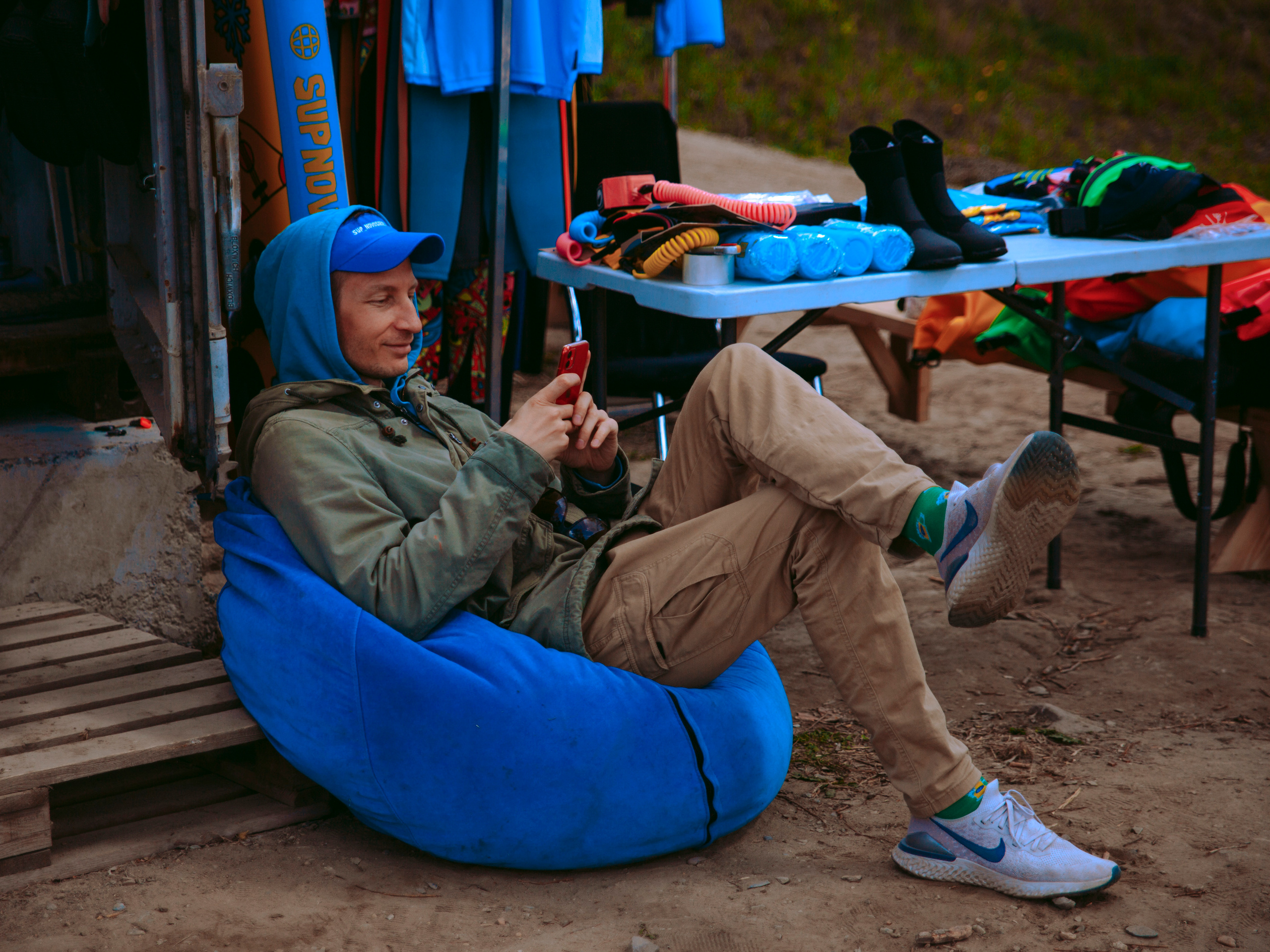 Соревнования и фестиваль по sup-серфингу в Новосибирске.