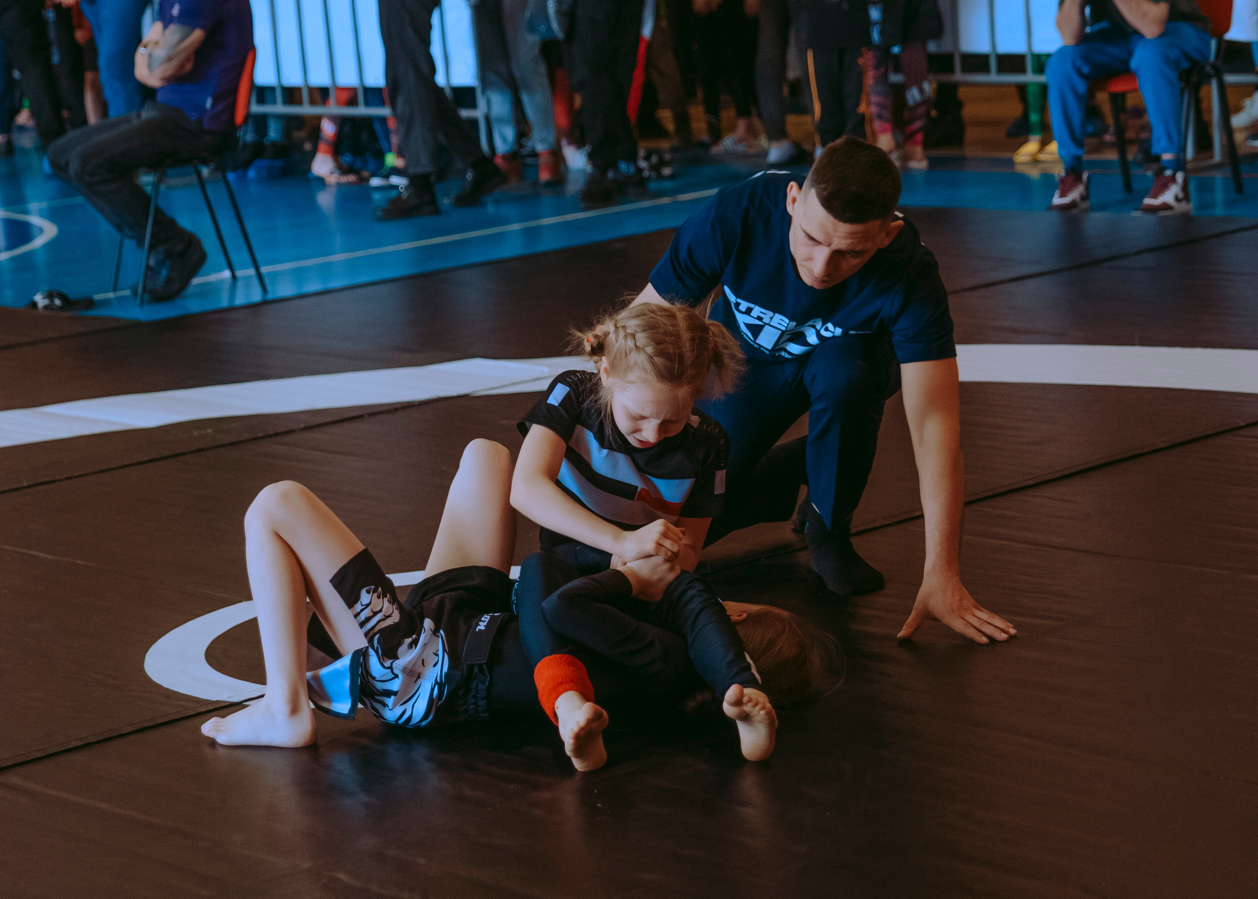 Детские соревнования по джиу-джитсу без кимоно no gi.