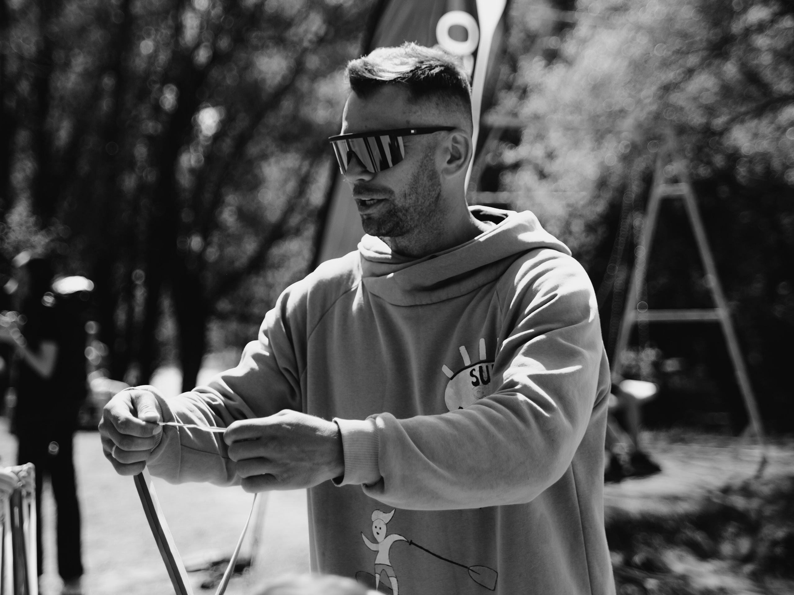 Соревнования и фестиваль по sup-серфингу в Новосибирске.