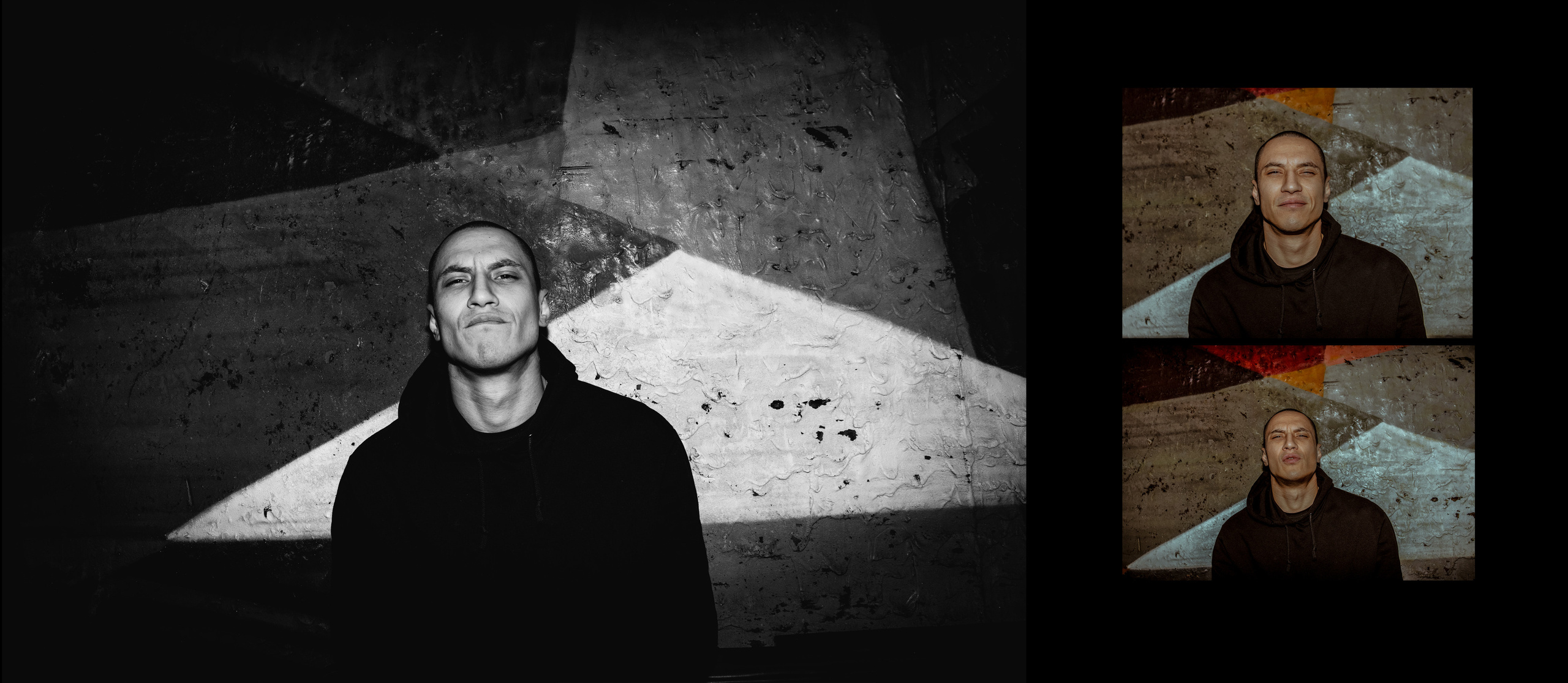 Музыкант Честный в гримерке на своем концерте в Новосибирске.