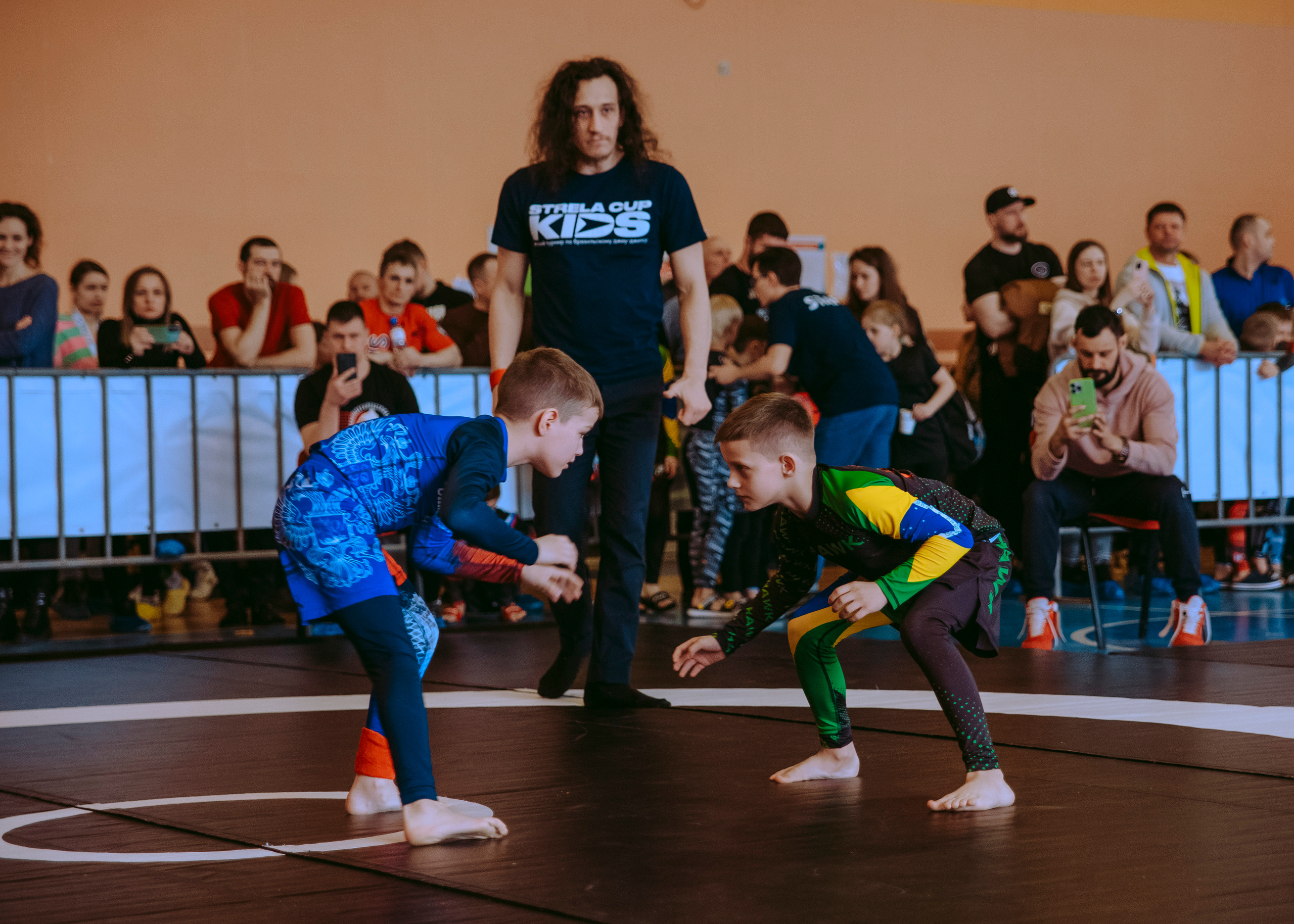 Детские соревнования по джиу-джитсу без кимоно no gi.