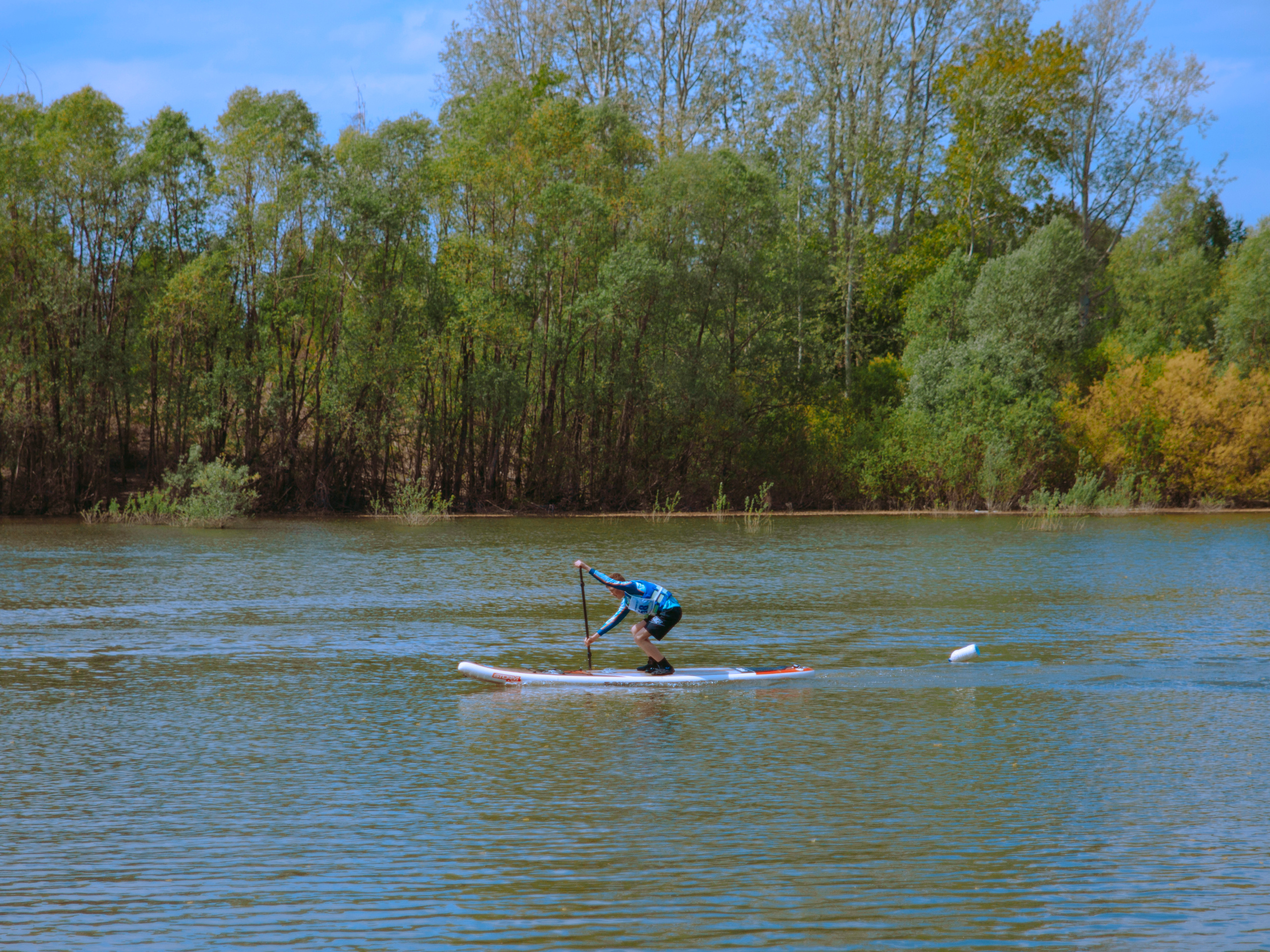 Соревнования и фестиваль по sup-серфингу в Новосибирске.