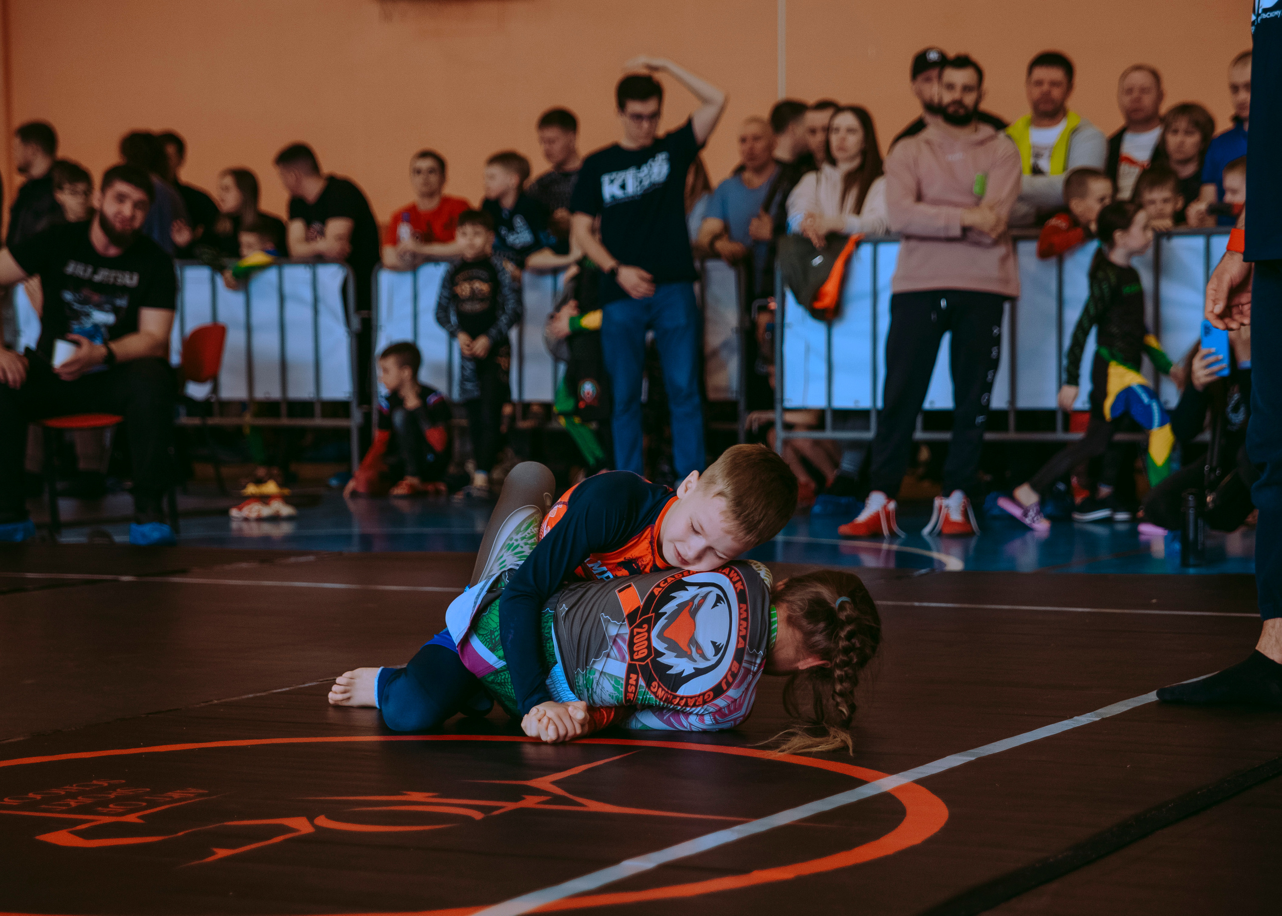 Детские соревнования по джиу-джитсу без кимоно no gi.