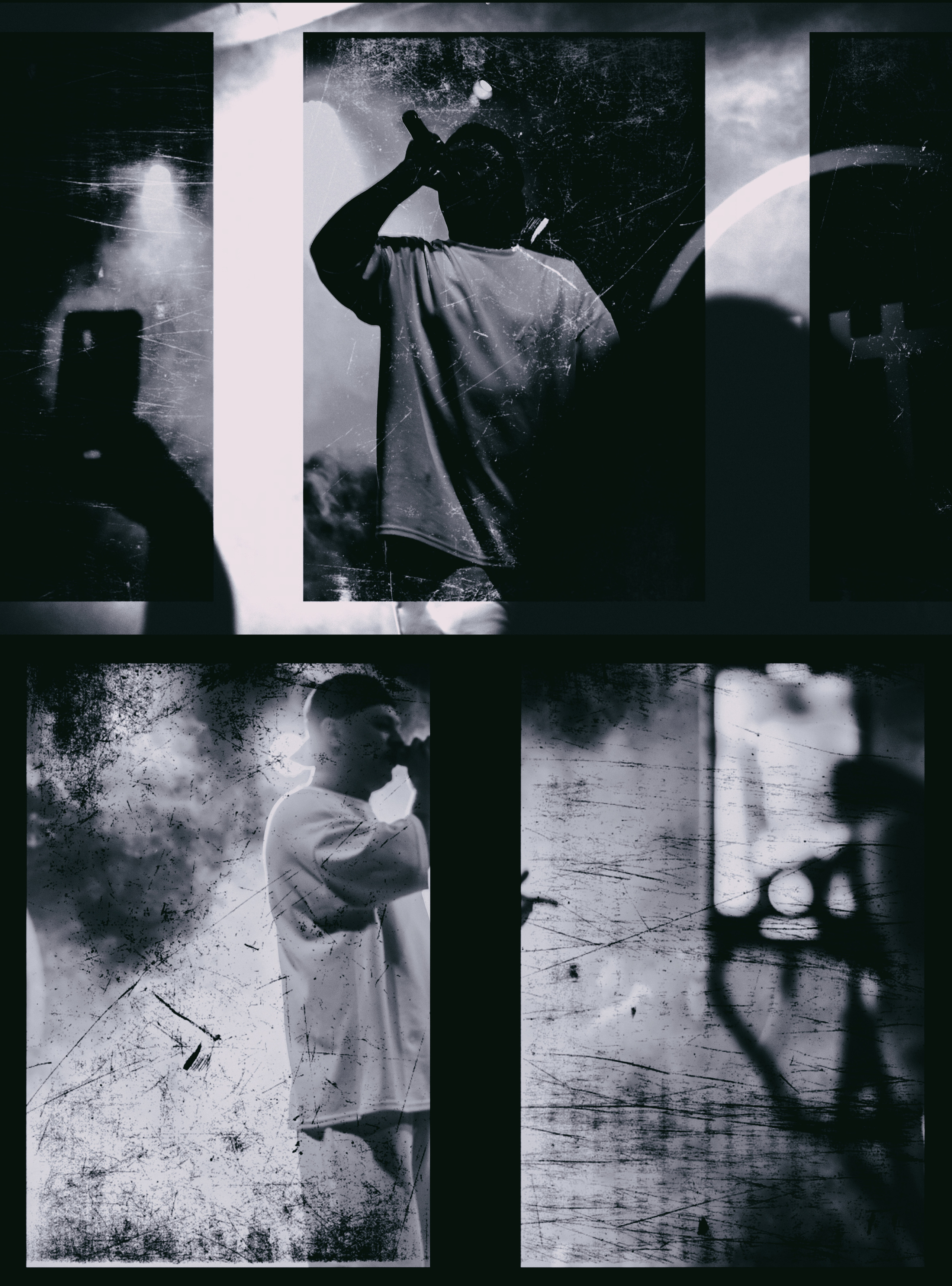 Черно-белые фото с концертов.