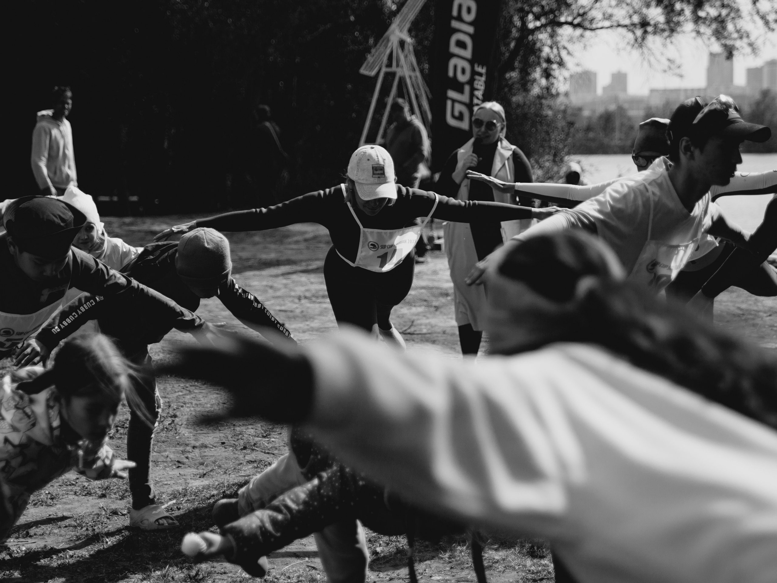 Фестиваль по сап-серфингу в Новосибирске.