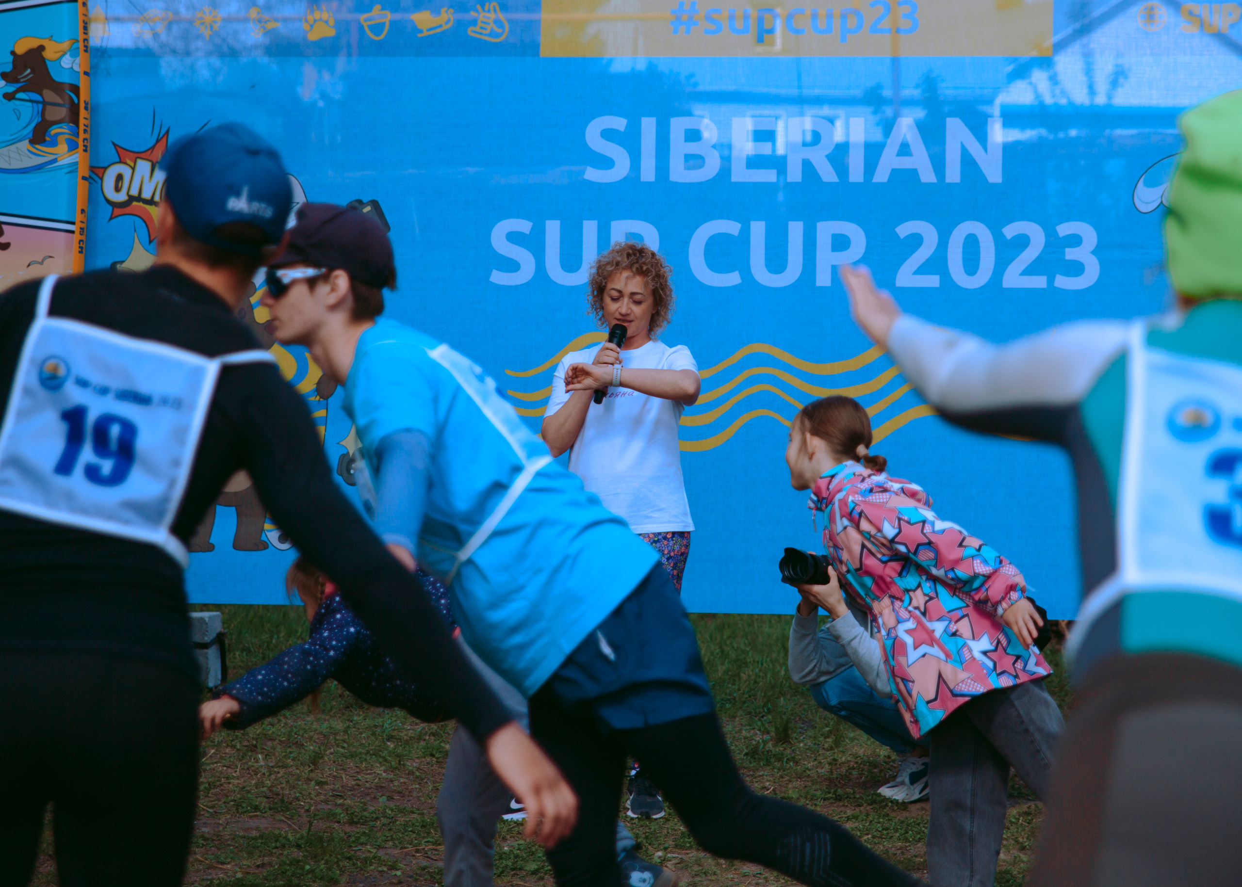 Фестиваль по сап-серфингу в Новосибирске.