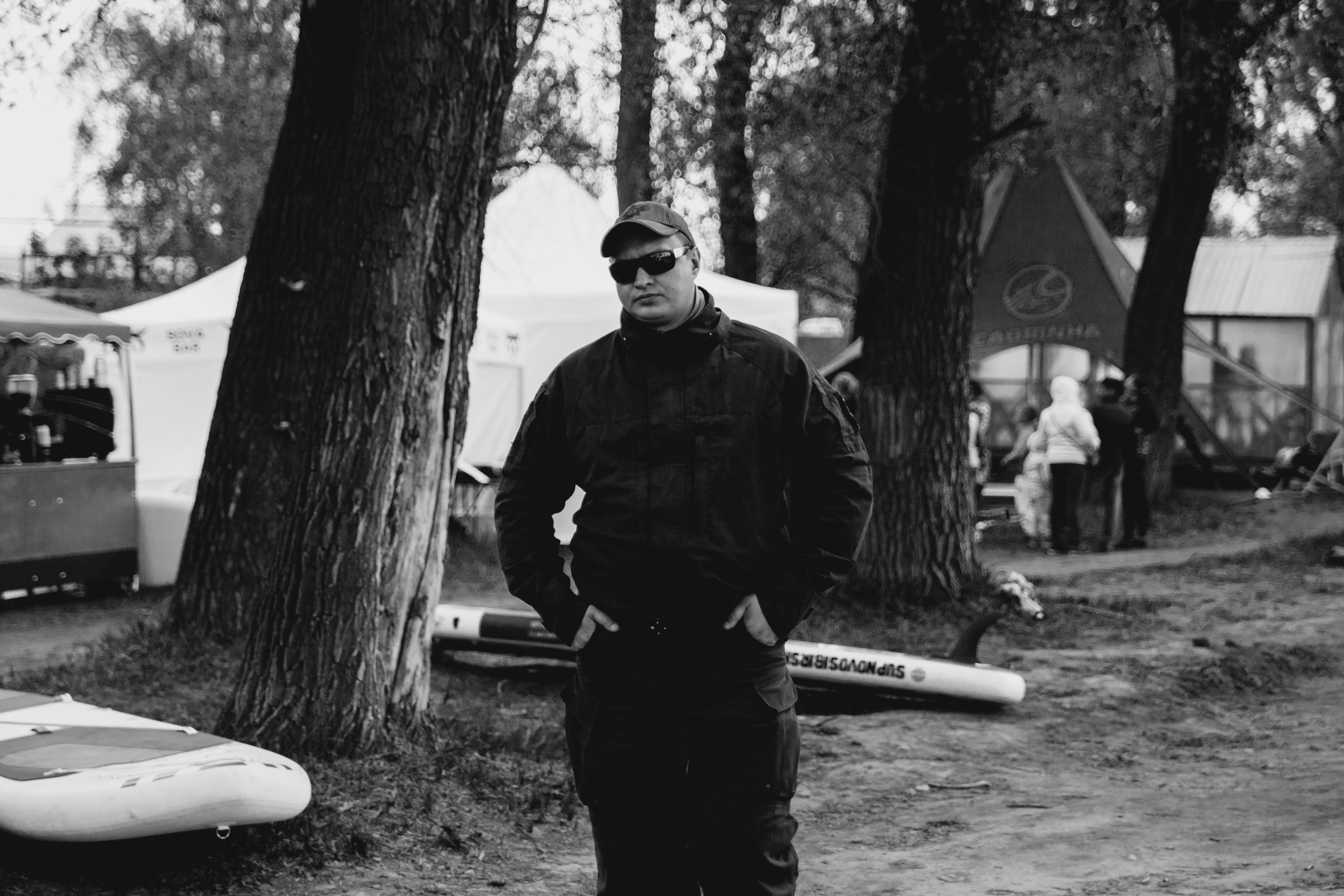 Соревнования и фестиваль по sup-серфингу в Новосибирске.