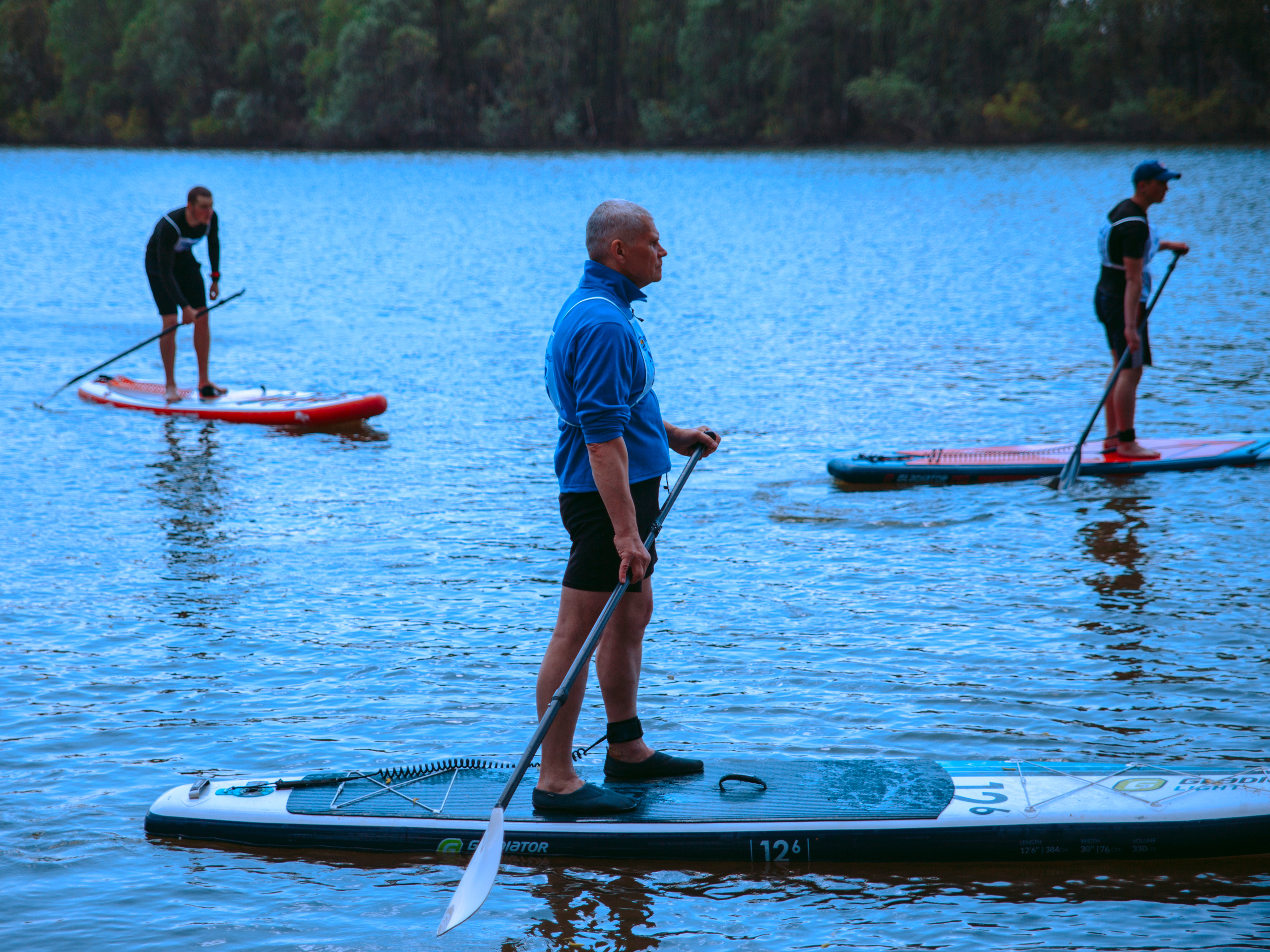 Фестиваль по сап-серфингу в Новосибирске.