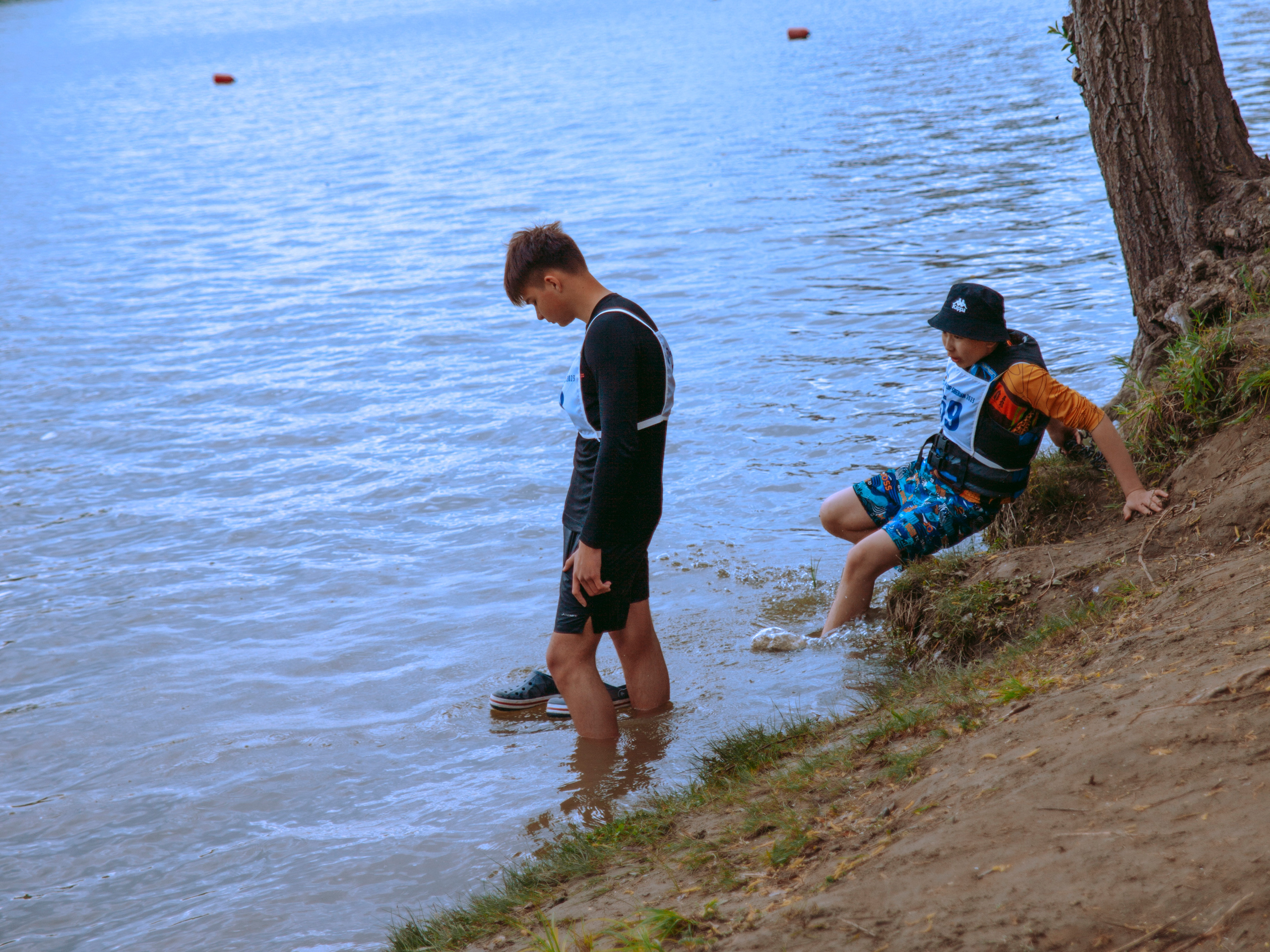 Соревнования по сап-серфингу в Новосибирске.