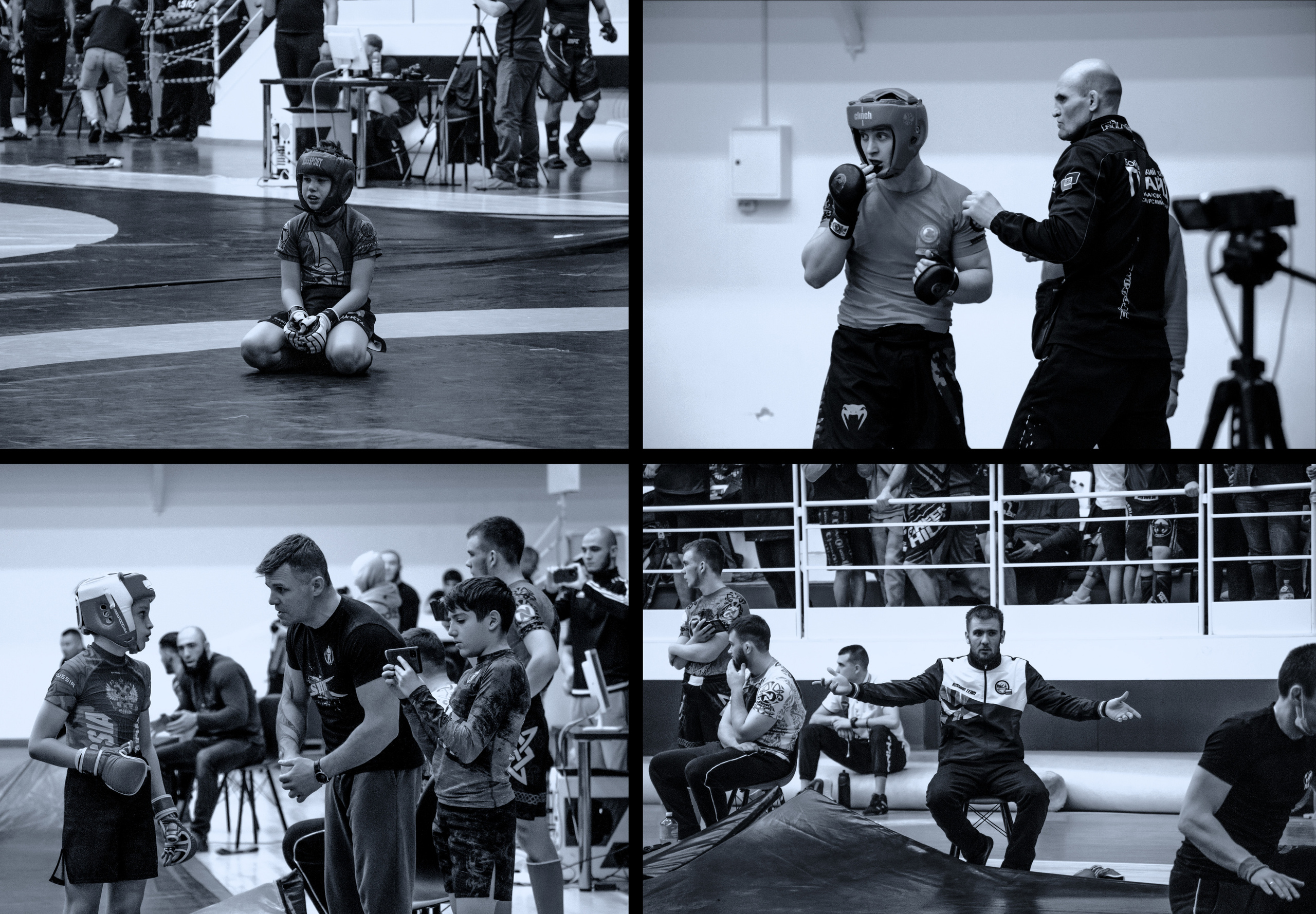Чемпионат и первенство по панкратиону, фото спортсменов и зрителей во время боя.