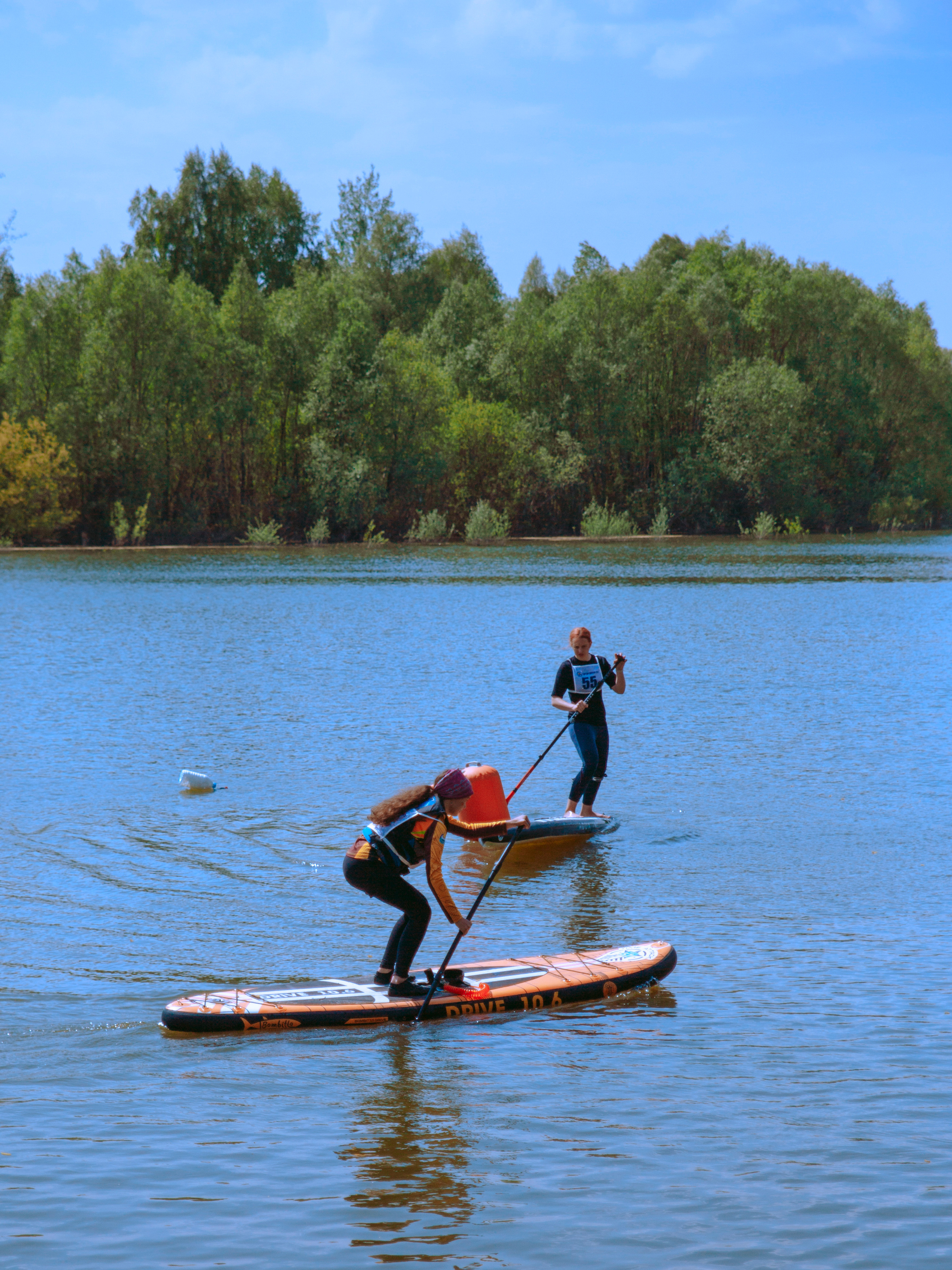 Фестиваль по сап-серфингу в Новосибирске.