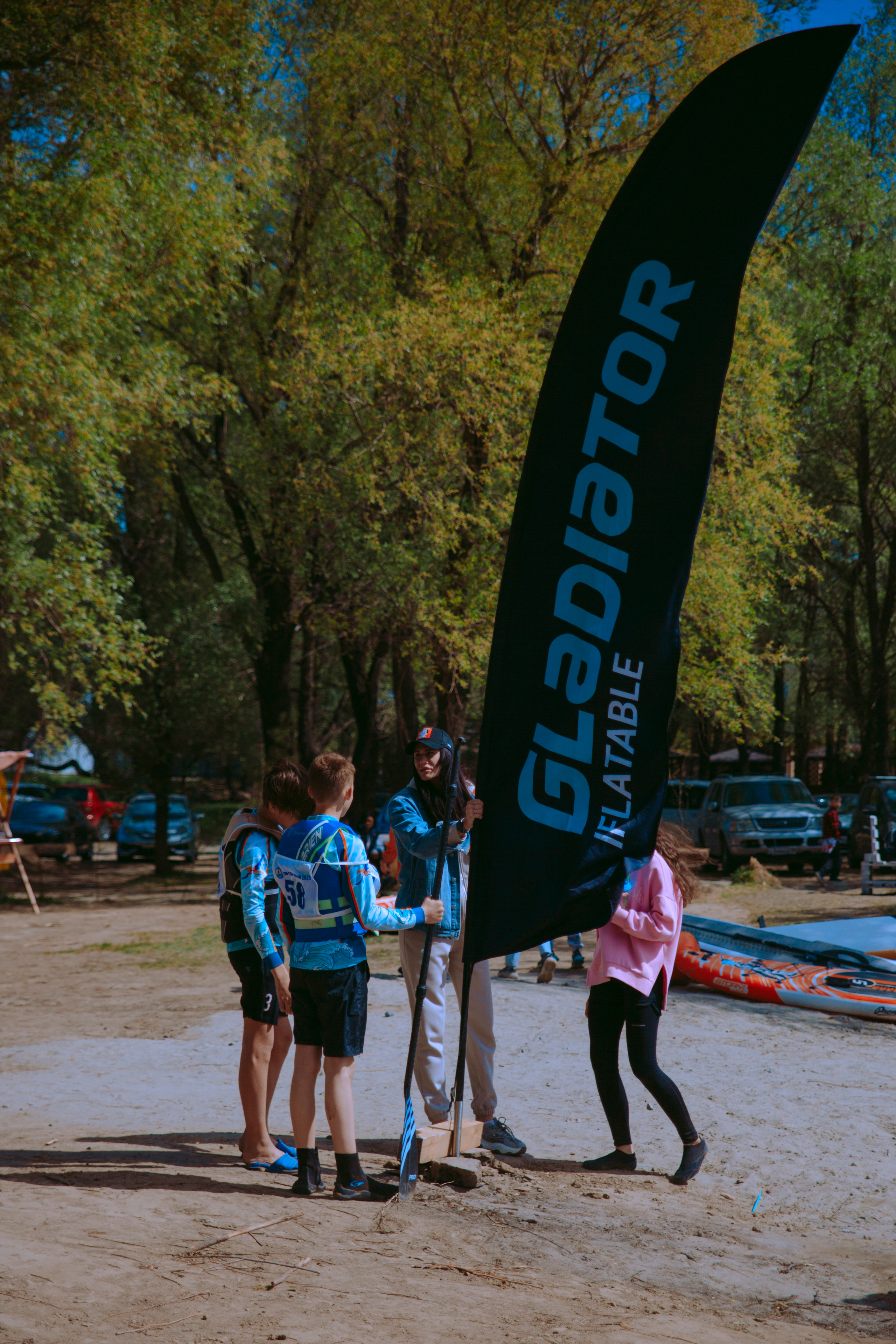 Фестиваль по сап-серфингу в Новосибирске.