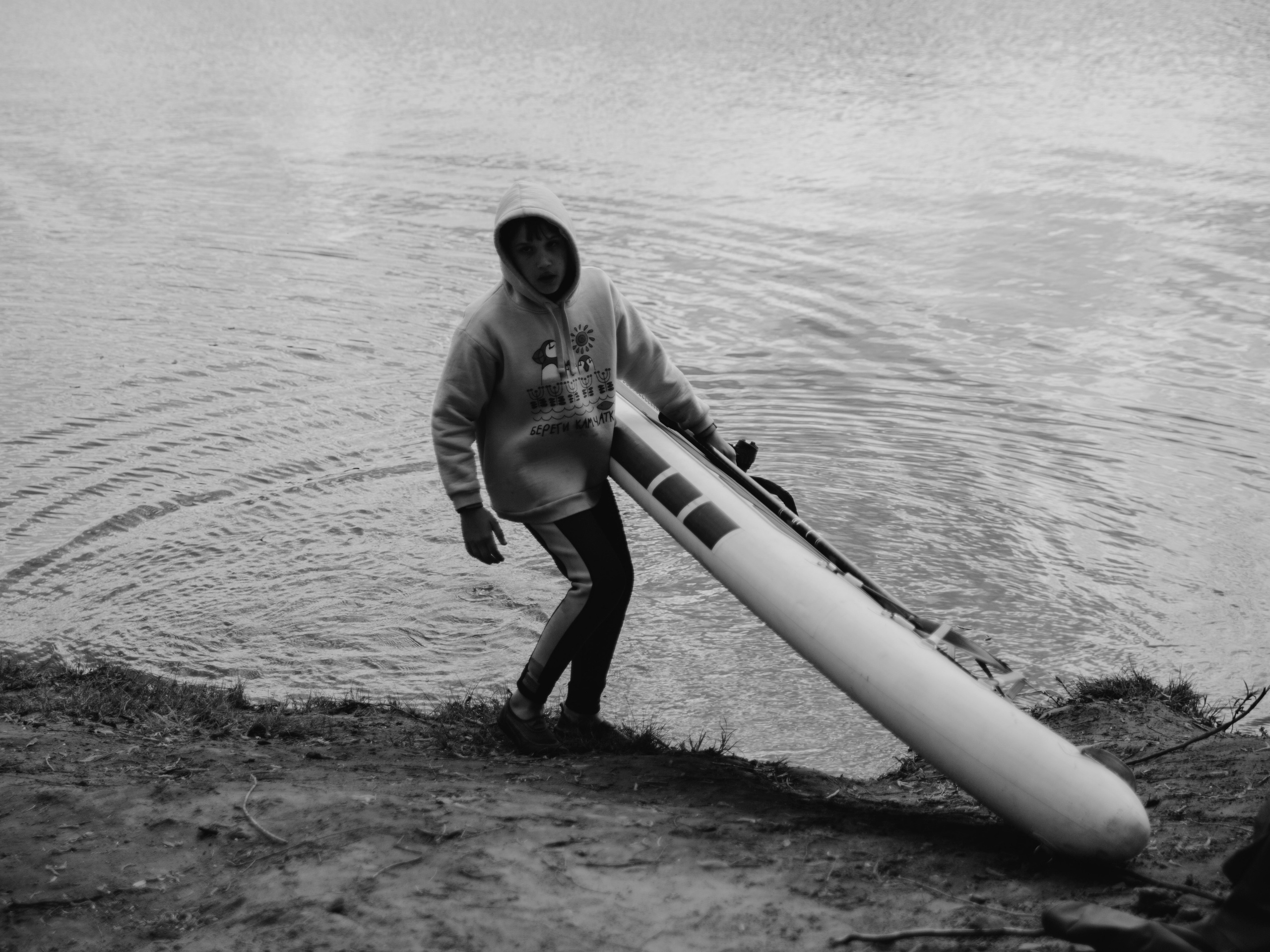 Ребенок и сап.