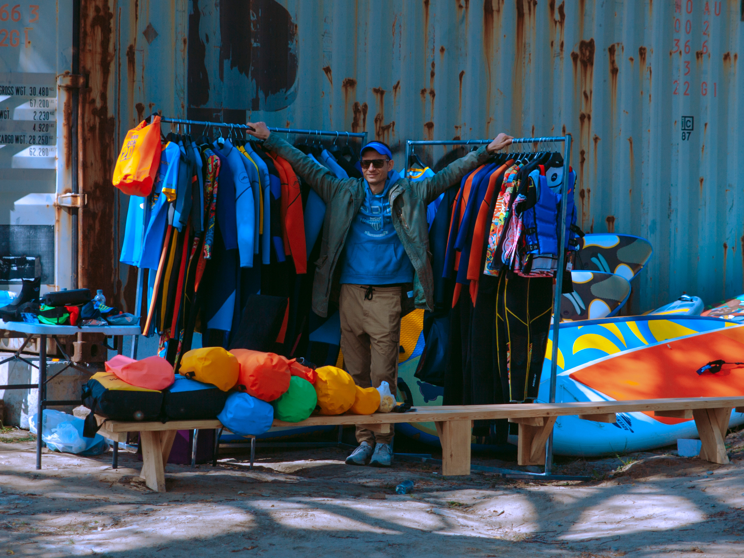 Фестиваль по сап-серфингу в Новосибирске.