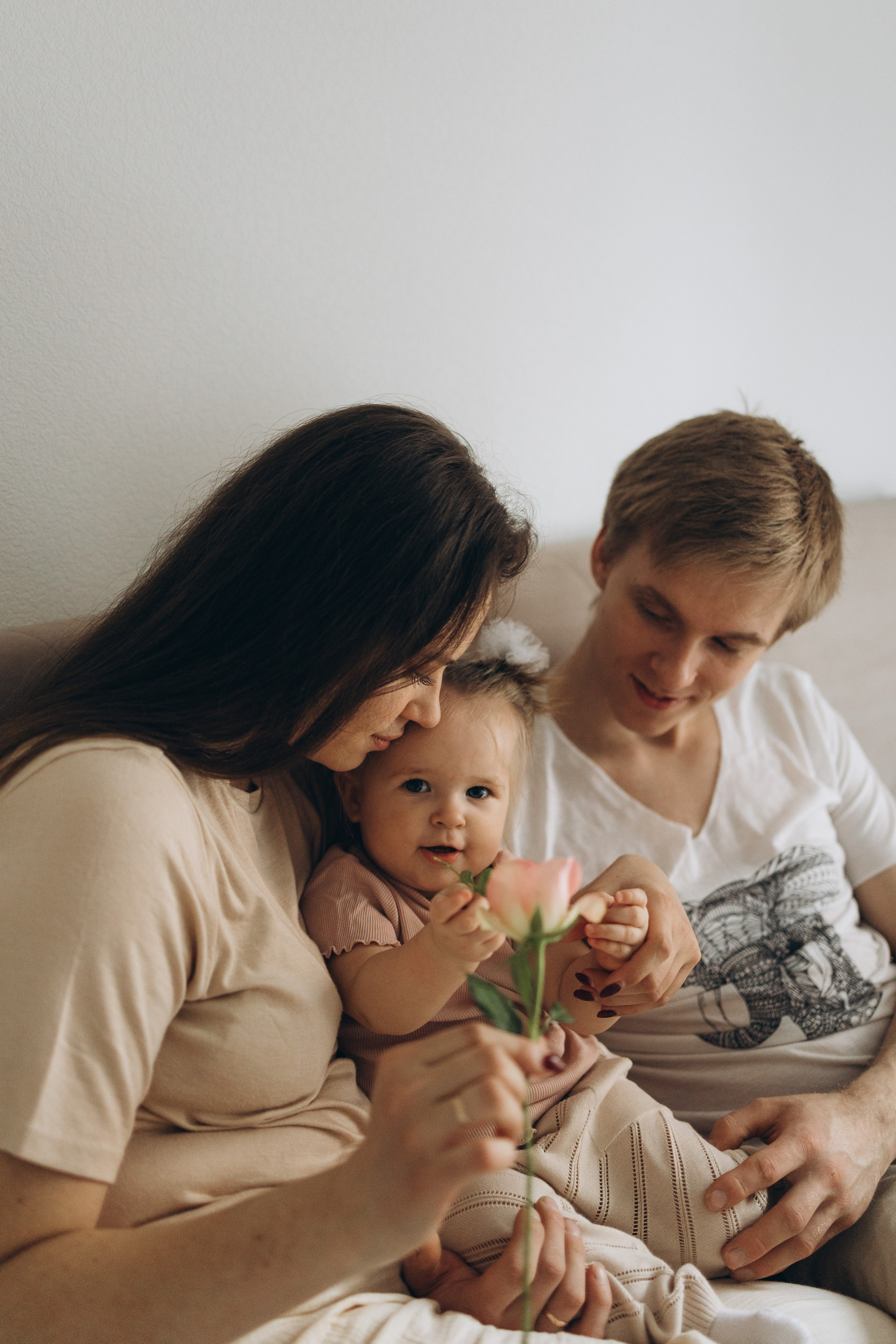 Настя, Андрей и Лиза. Семейный фотограф в Москве Виктория Ястребинская