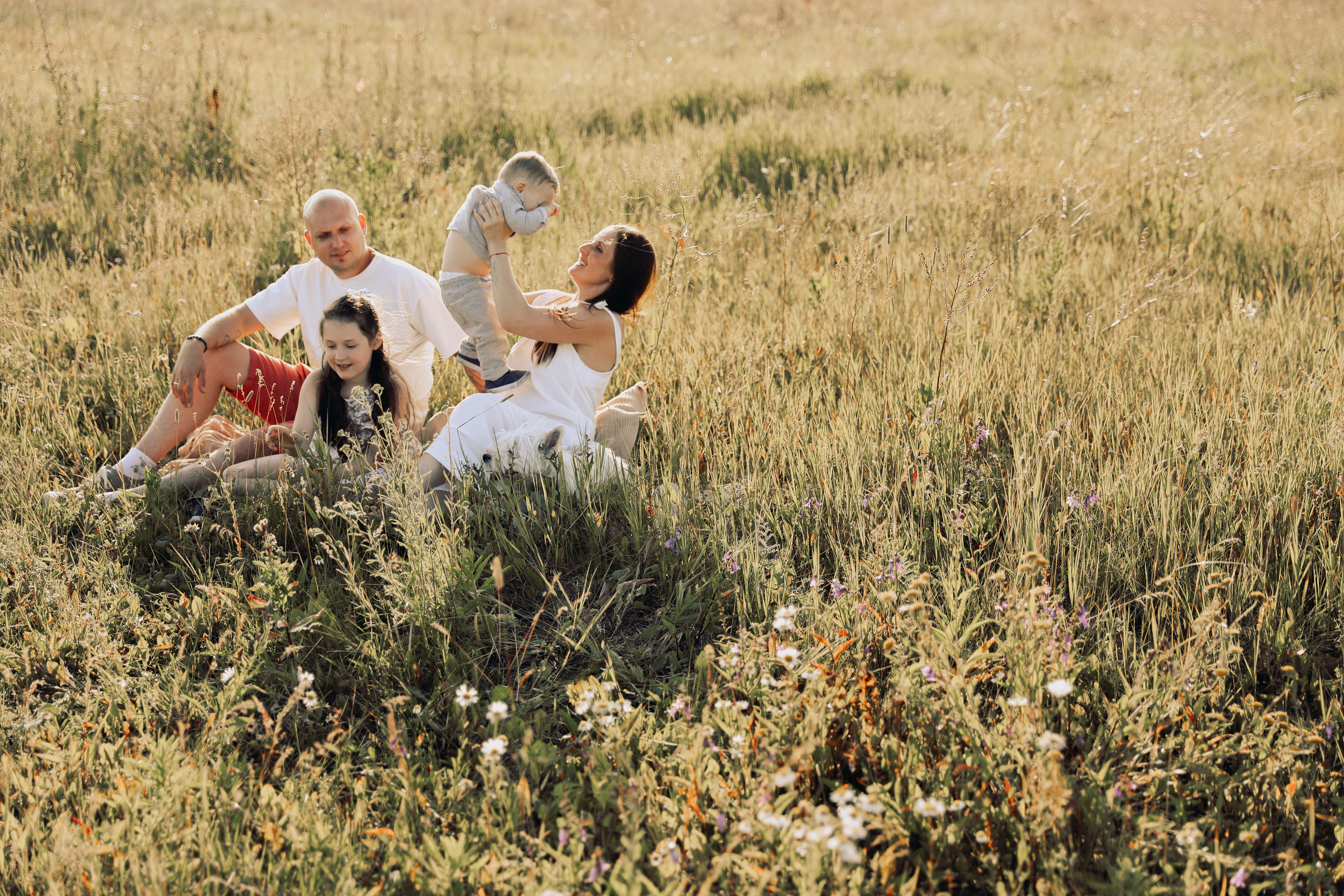 Маша с семьей. Фотограф в Санкт-Петербурге Алена Сертакова