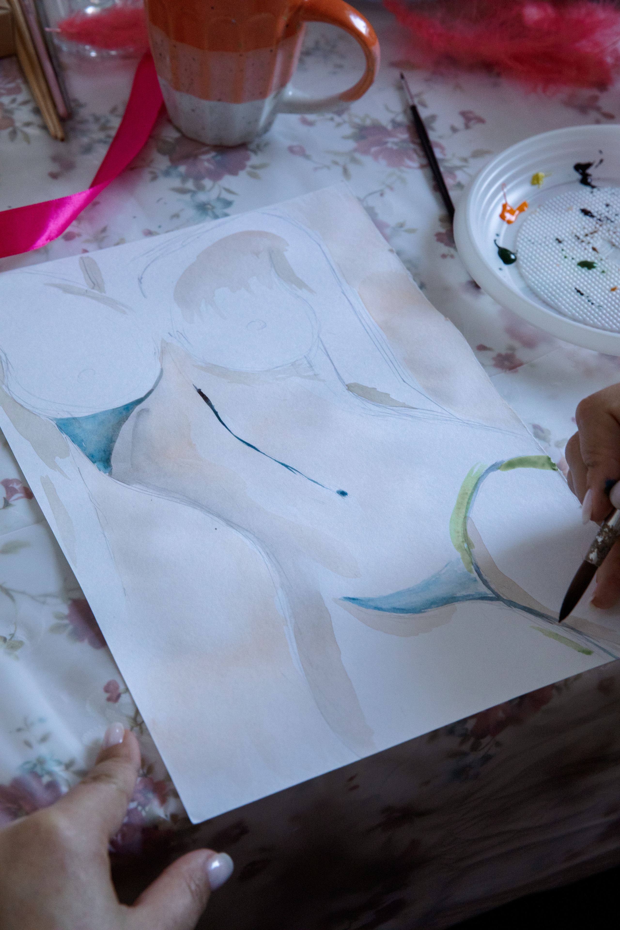 Мастер-класс по акварели. Фотограф в Санкт-Петербурге Алена Сертакова