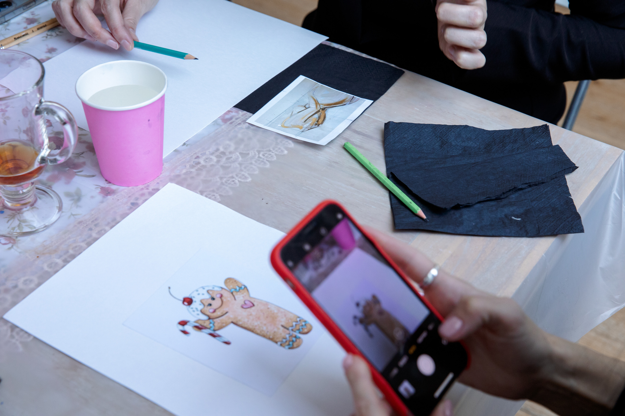 Мастер-класс по акварели. Фотограф в Санкт-Петербурге Алена Сертакова