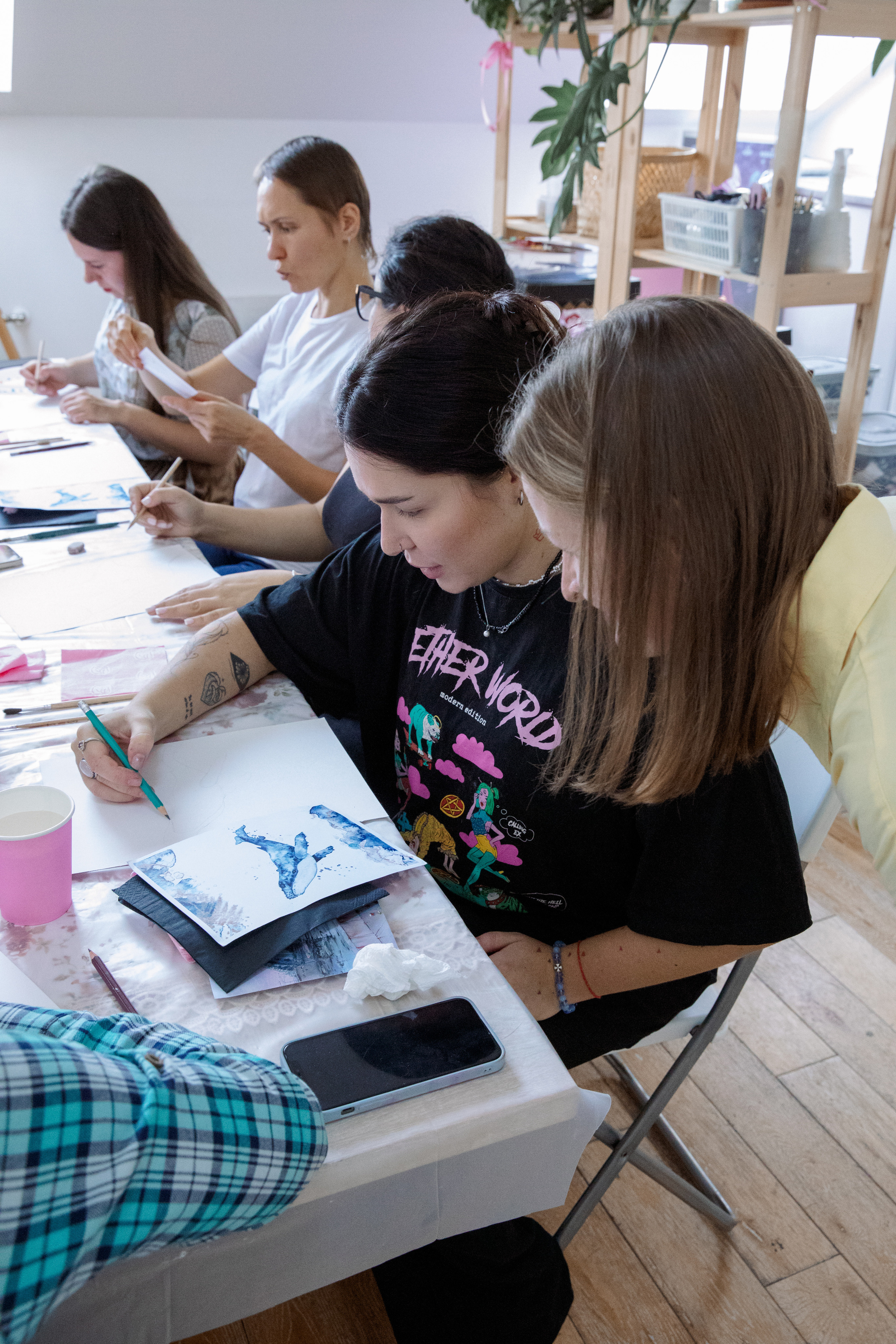 Мастер-класс по акварели. Фотограф в Санкт-Петербурге Алена Сертакова