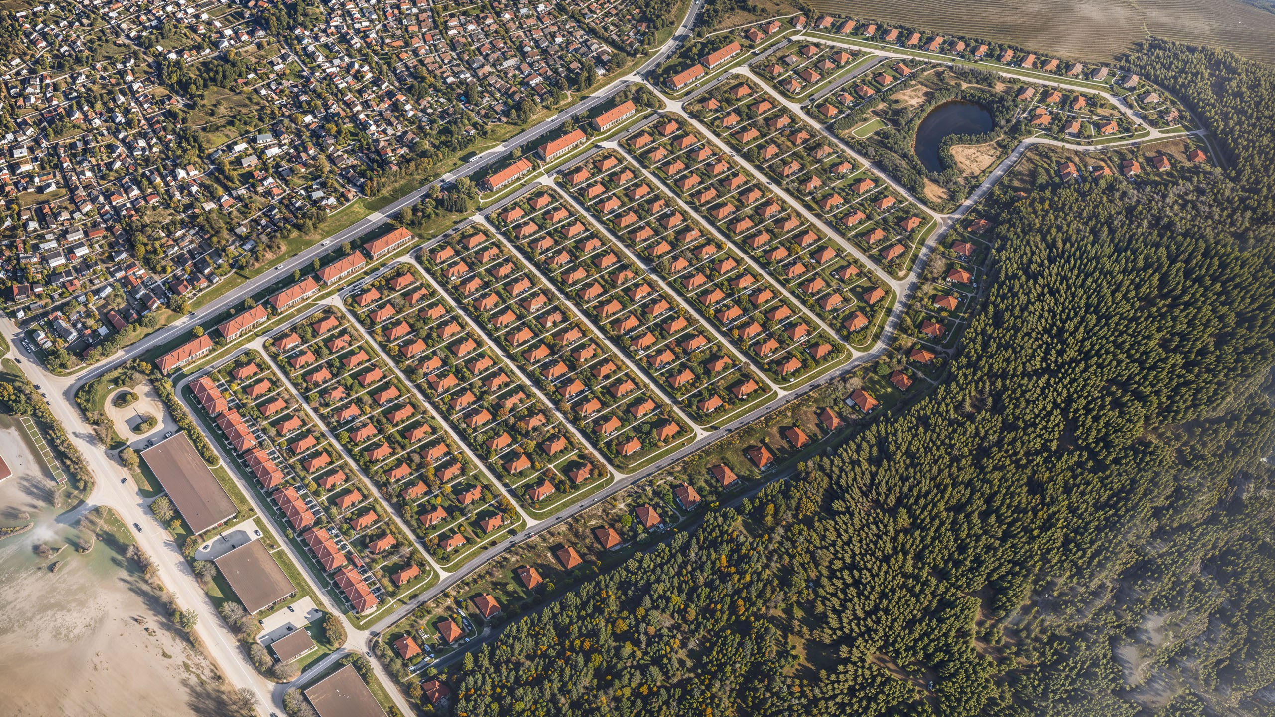 Визуализация генерального плана коттеджного поселка. Студия 3d визуализации Arcviz