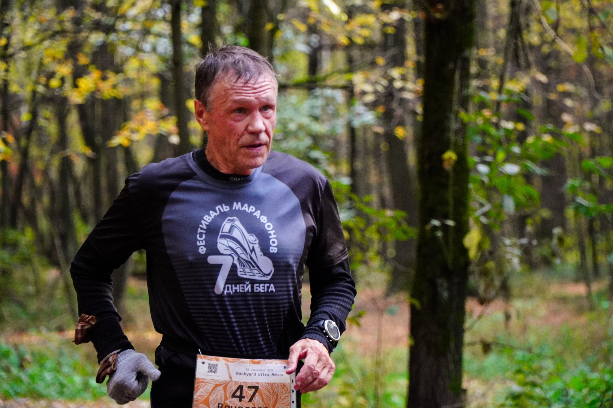 Backyard Ultra Moscow 2024. Роман Капилюшов. Бег. Фото. Видео. г. Люберцы