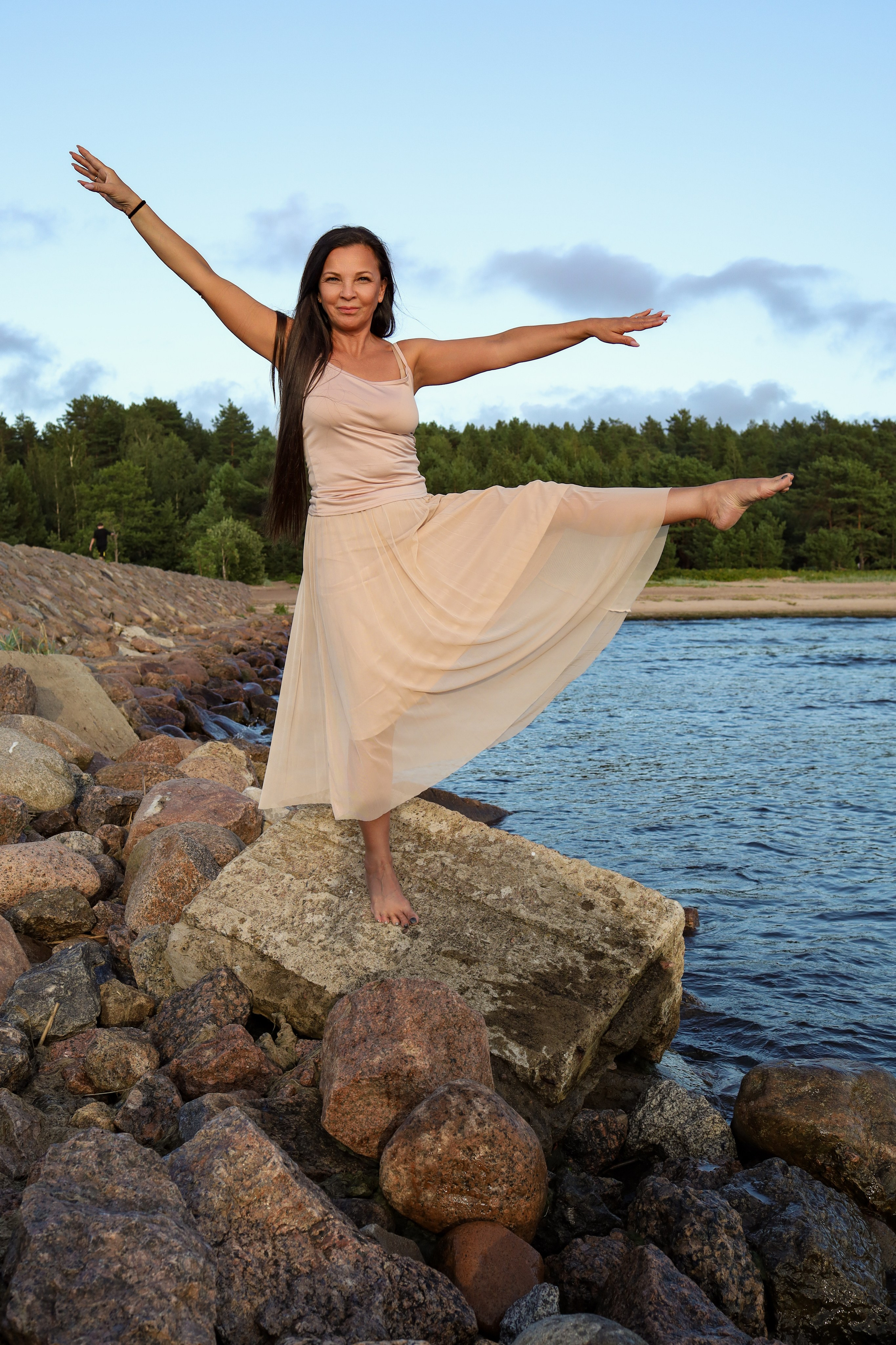 Натали, закат, финский залив. Женский портрет и немного больше в Санкт-Петербурге