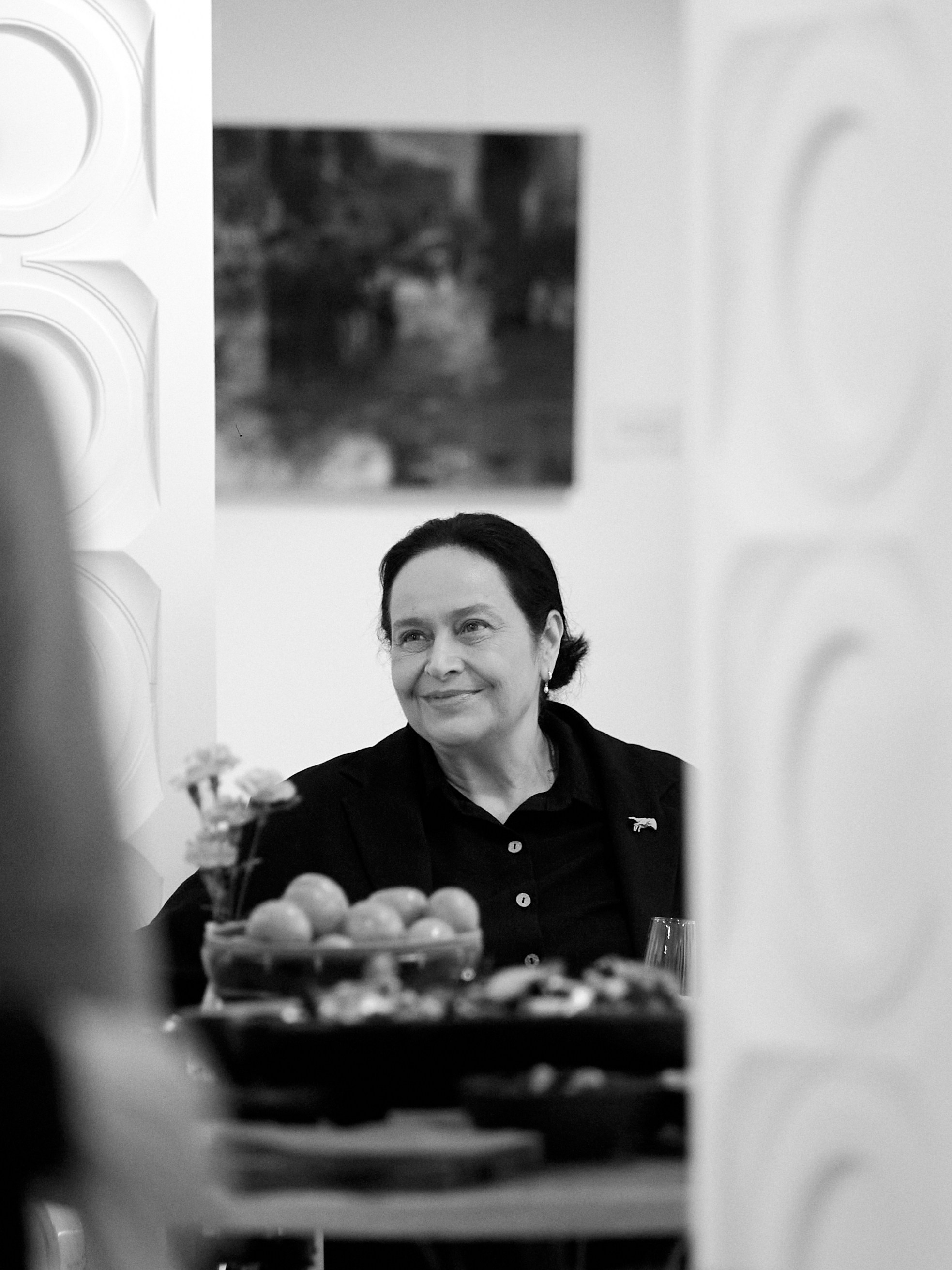 Открытие выставки краснодарской художницы Ларисы Блохиной. Фотограф Юлия Маринина