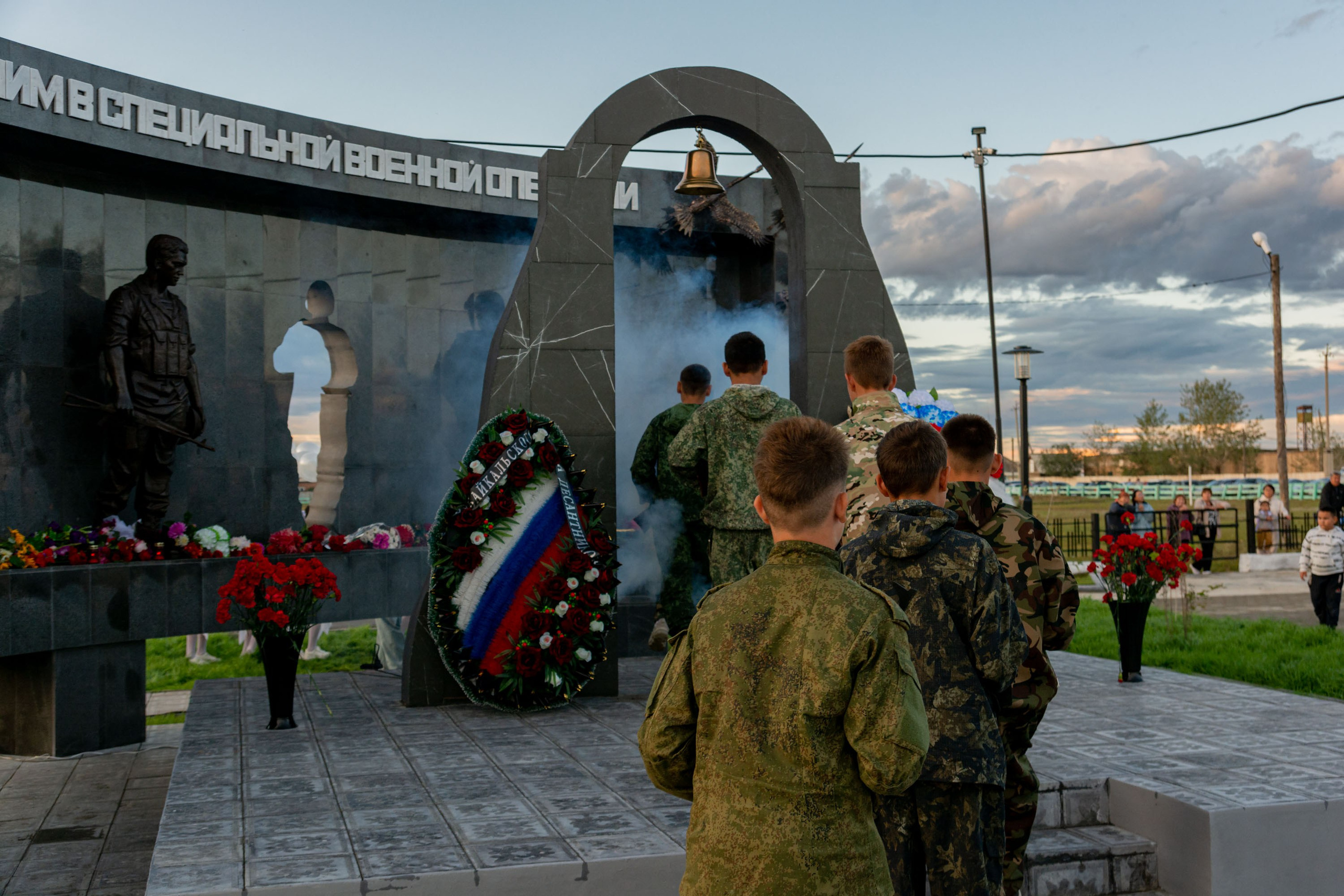 Открытие мемориального комплекса. Фотограф широкого профиля Чита-Цасучей