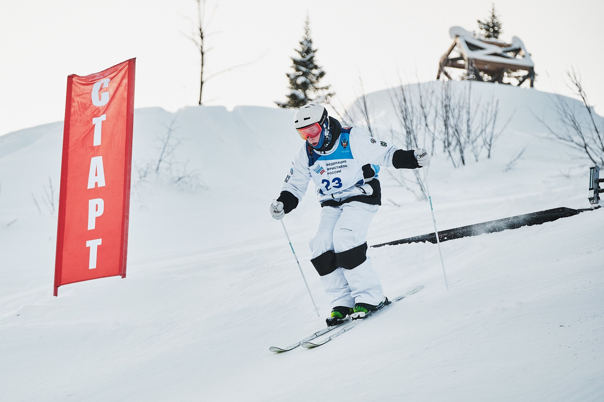 Фотосъемка соревнований по лыжному фристайлу