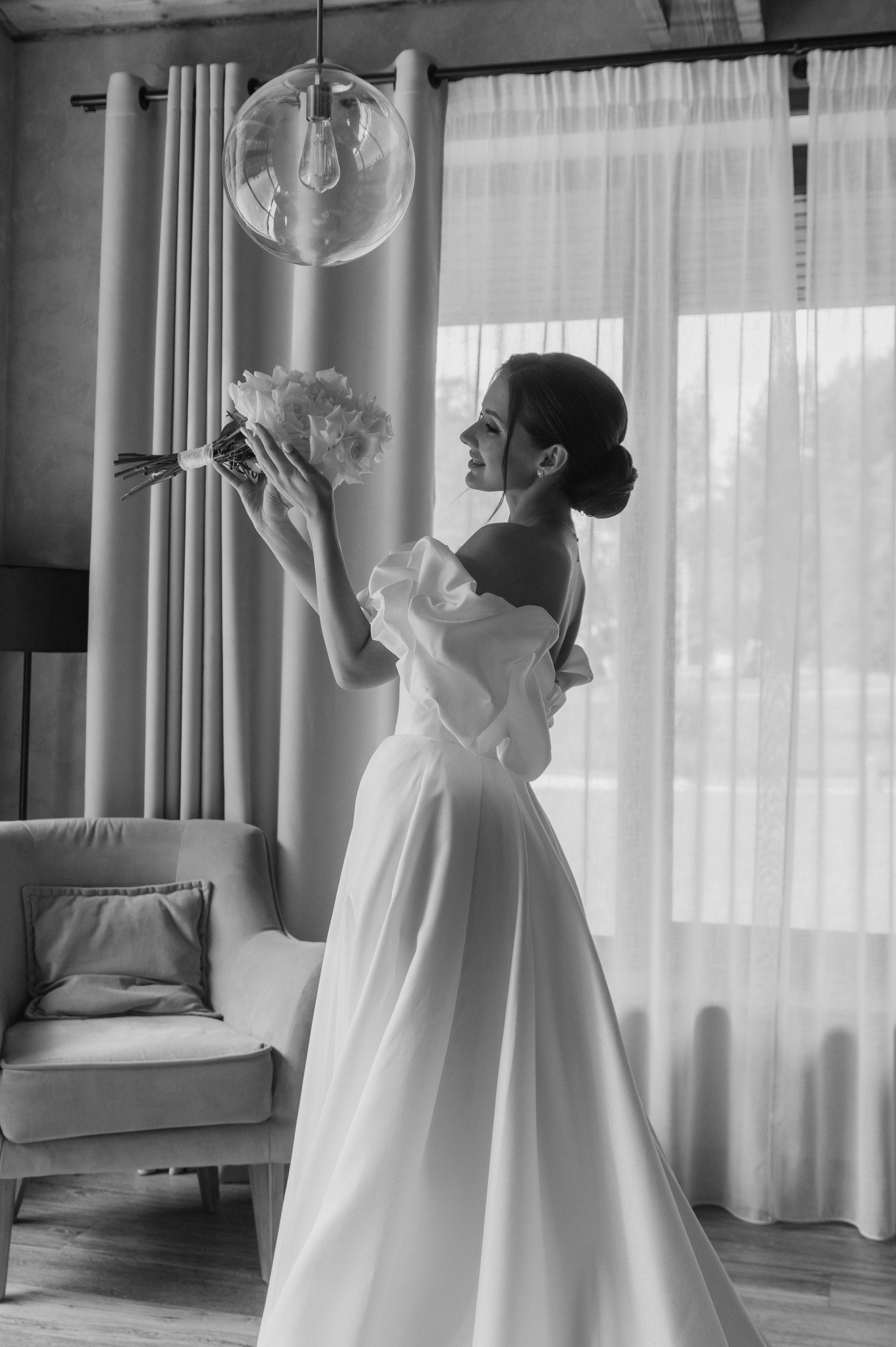 Свадебная фотосессия с утром невесты и красивым свадебным банкетом. Свадебный фотограф в Твери, Москве и Санкт-Петербурге Денисова Екатерина