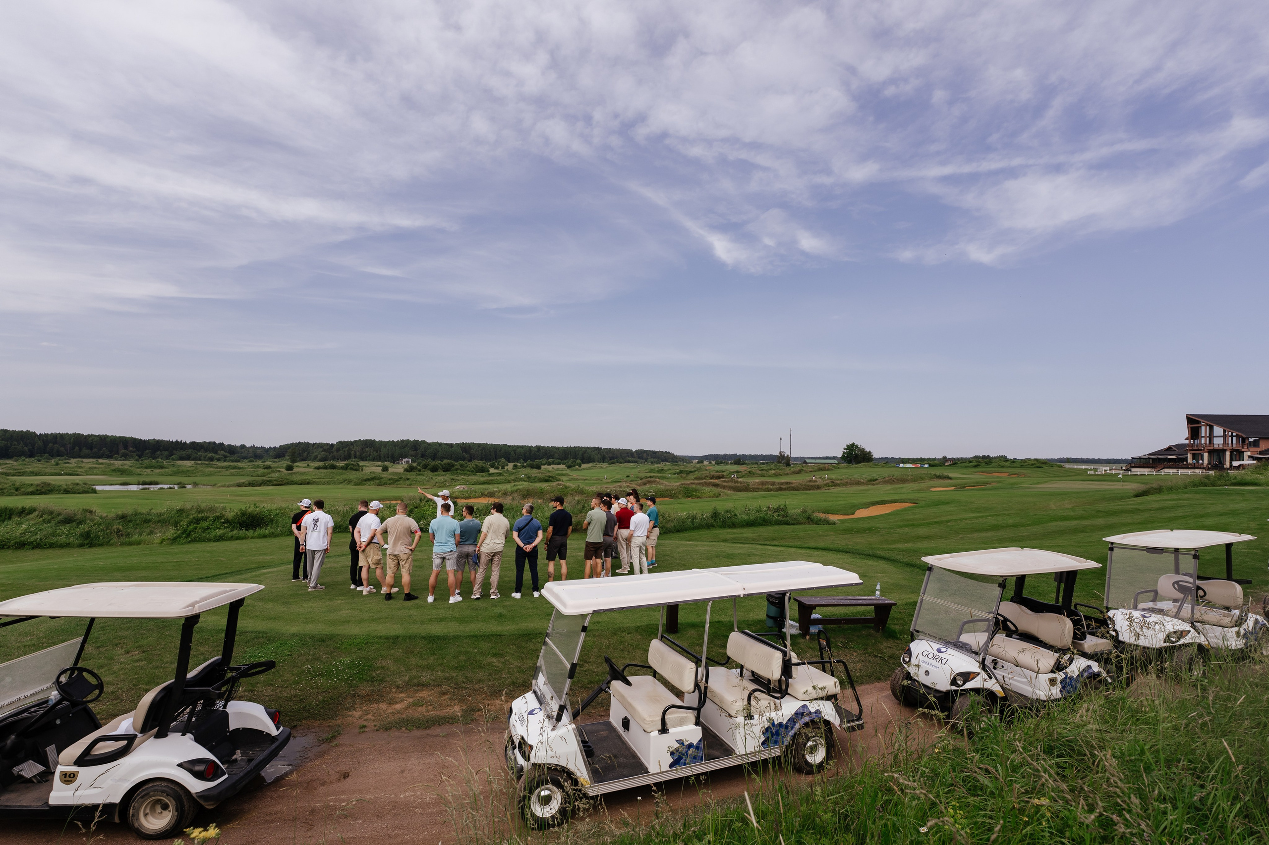 Skynet, Gorki golf club. Андрей Сухинин репортажный свадебный фотограф Санкт-Петербург