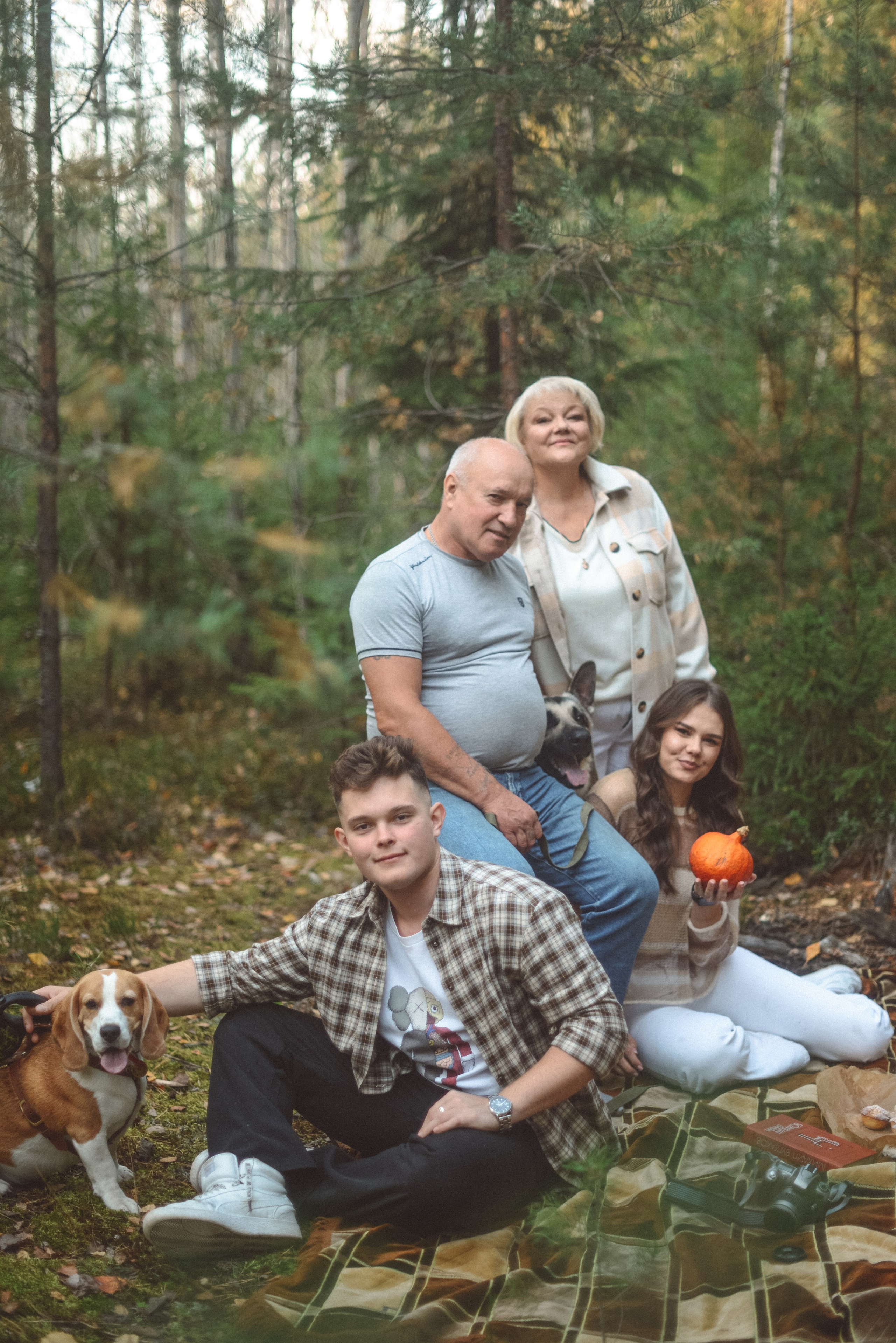 Одним осенним днем. Семейный и детский фотограф в Москве Князева Диана