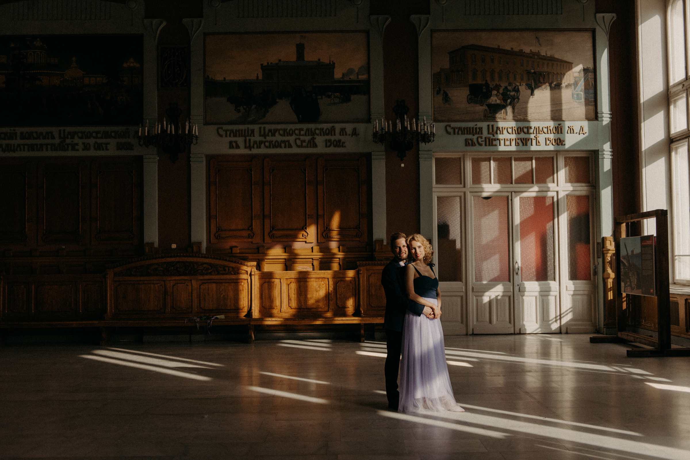 свадебная фотосессия на Витебском вокзале