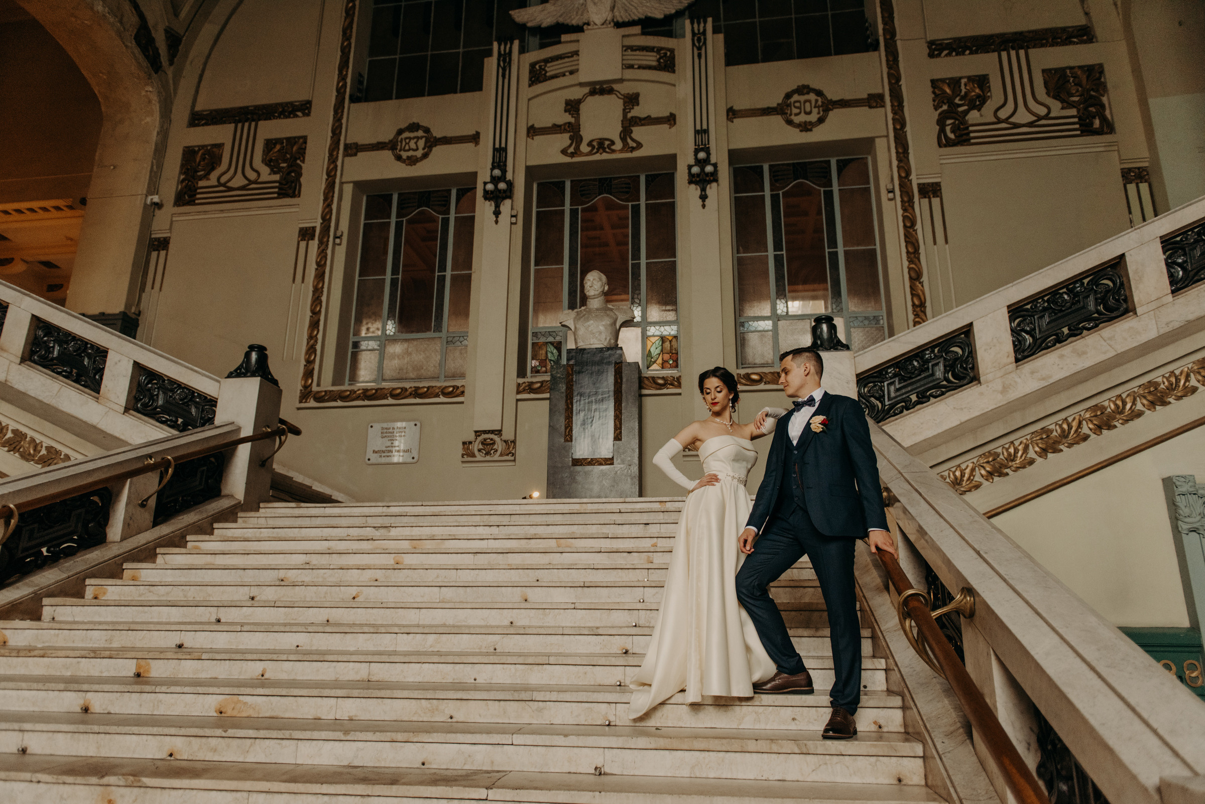 свадебная фотосессия на Витебском вокзале