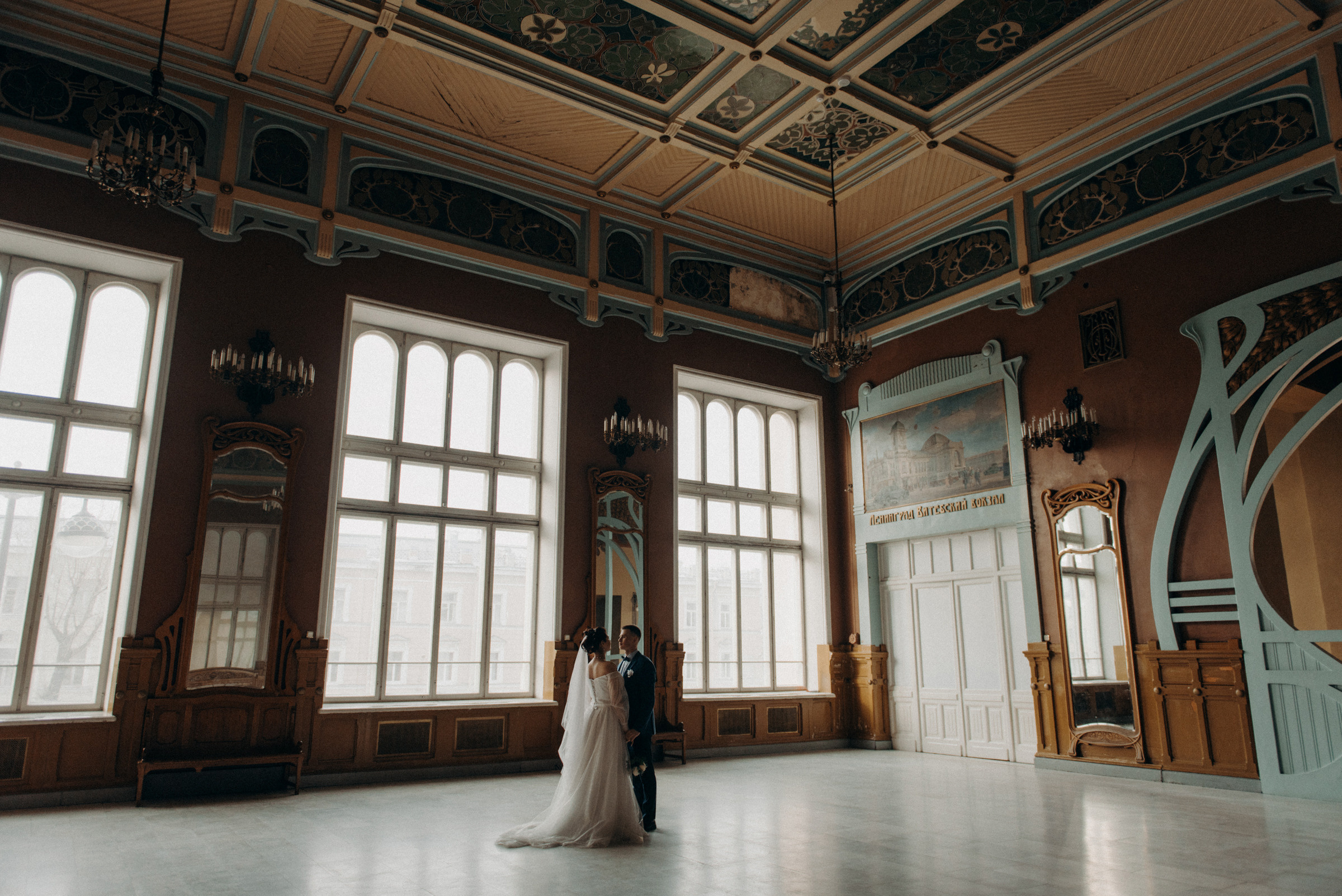 свадебная фотосессия на Витебском вокзале