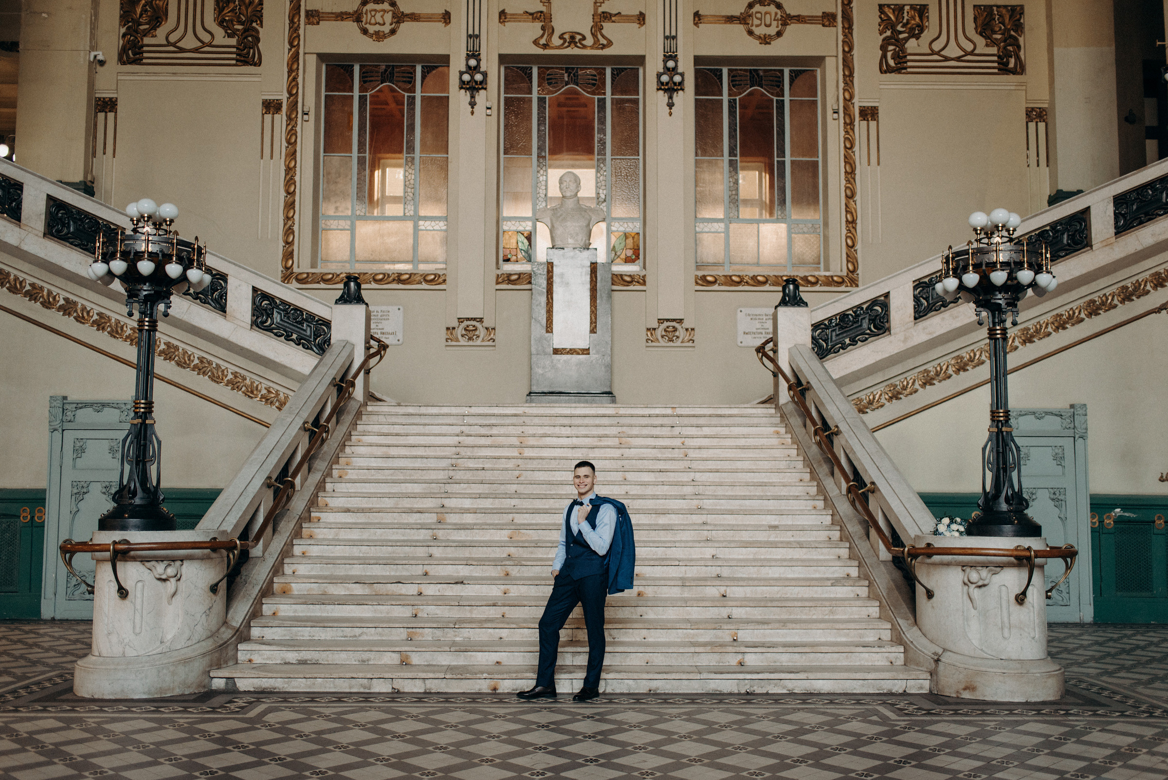 свадебная фотосессия на Витебском вокзале